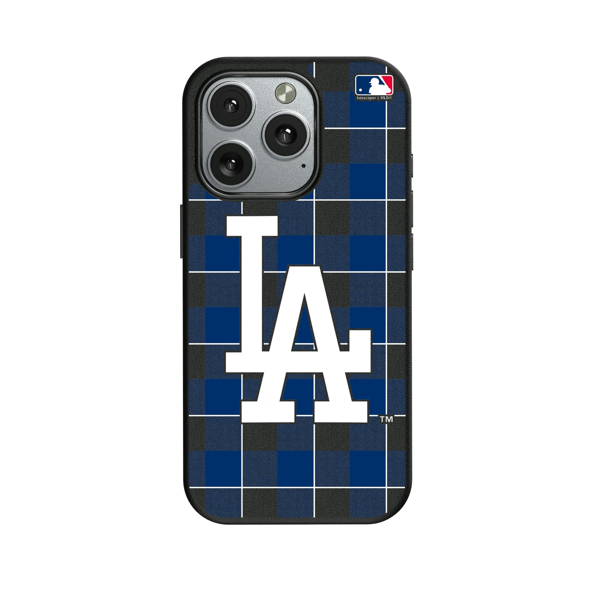 LA Dodgers Plaid iPhone MagSafe Compatible Phone Case for Apple iPhone