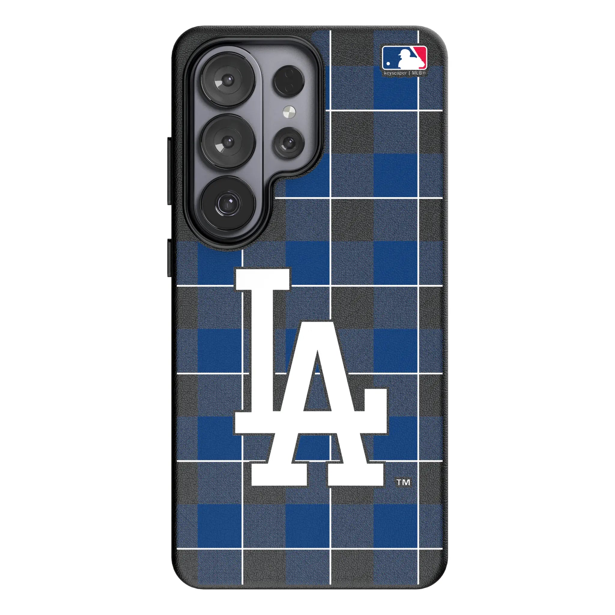 LA Dodgers Plaid Galaxy MagSafe Compatible Phone Case for Samsung Galaxy#Device_Galaxy S26 Ultra