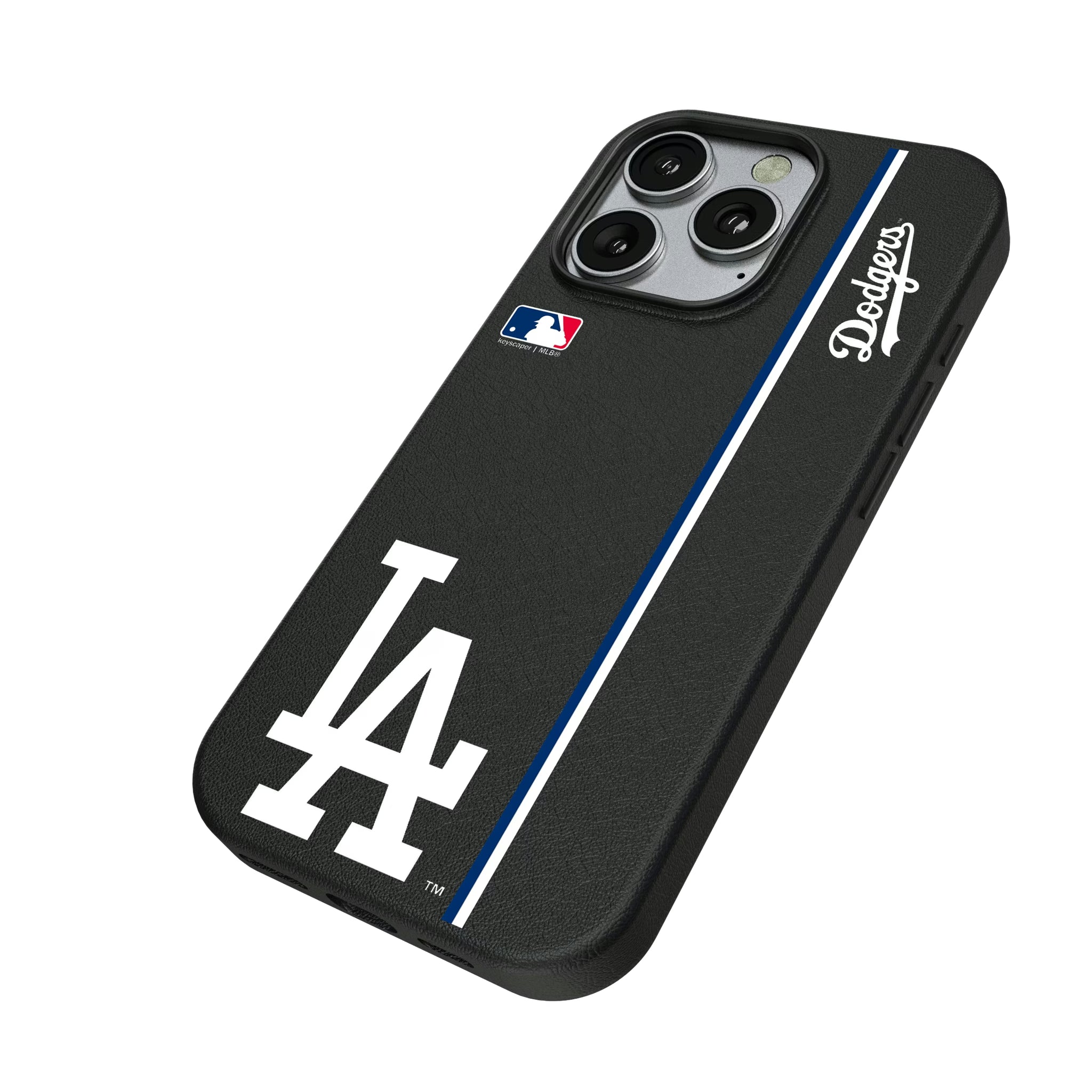 LA Dodgers Sidebar iPhone MagSafe Compatible Phone Case for Apple iPhone - Isometric View