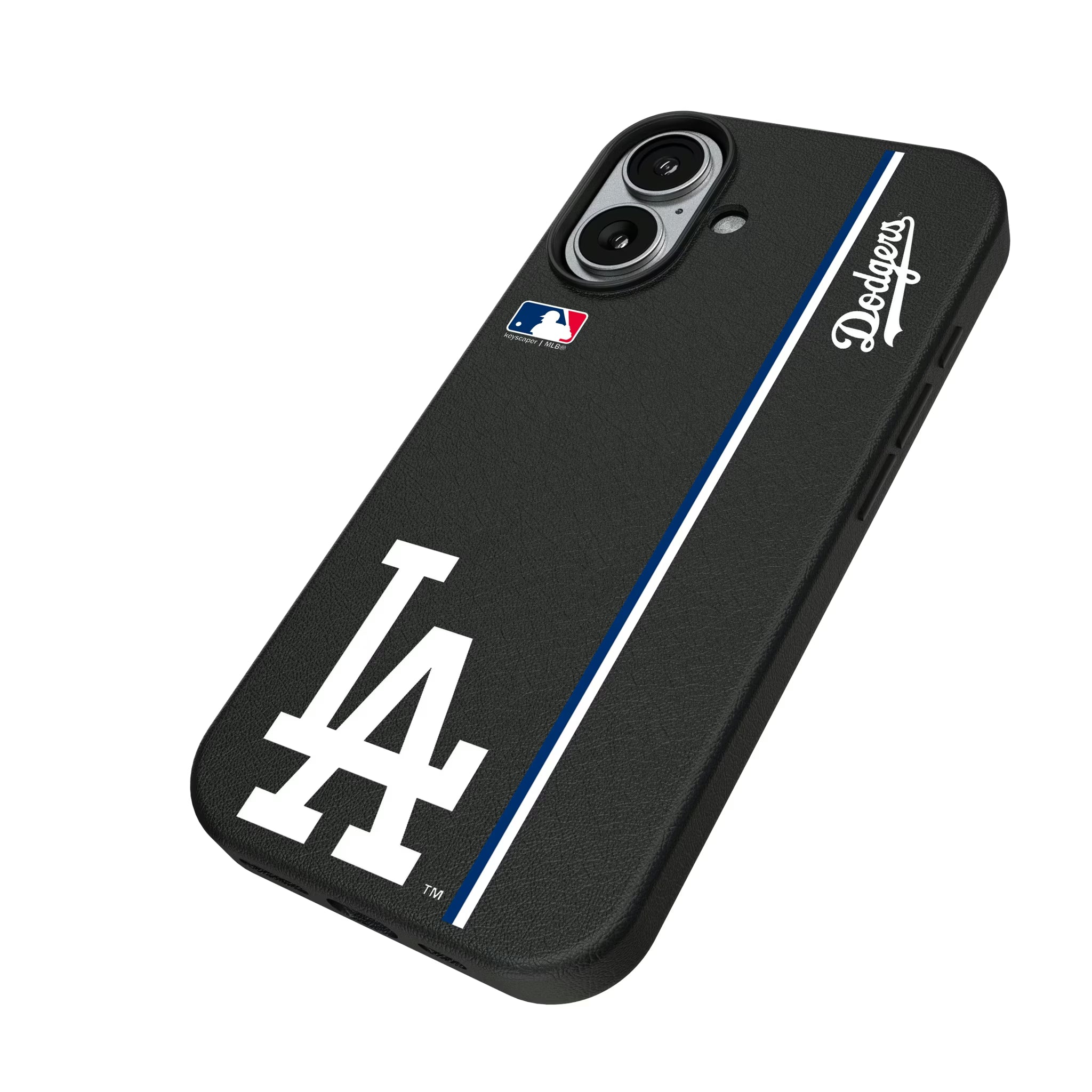 LA Dodgers Sidebar iPhone MagSafe Compatible Phone Case for Apple iPhone - Isometric View#Device_iPhone 17