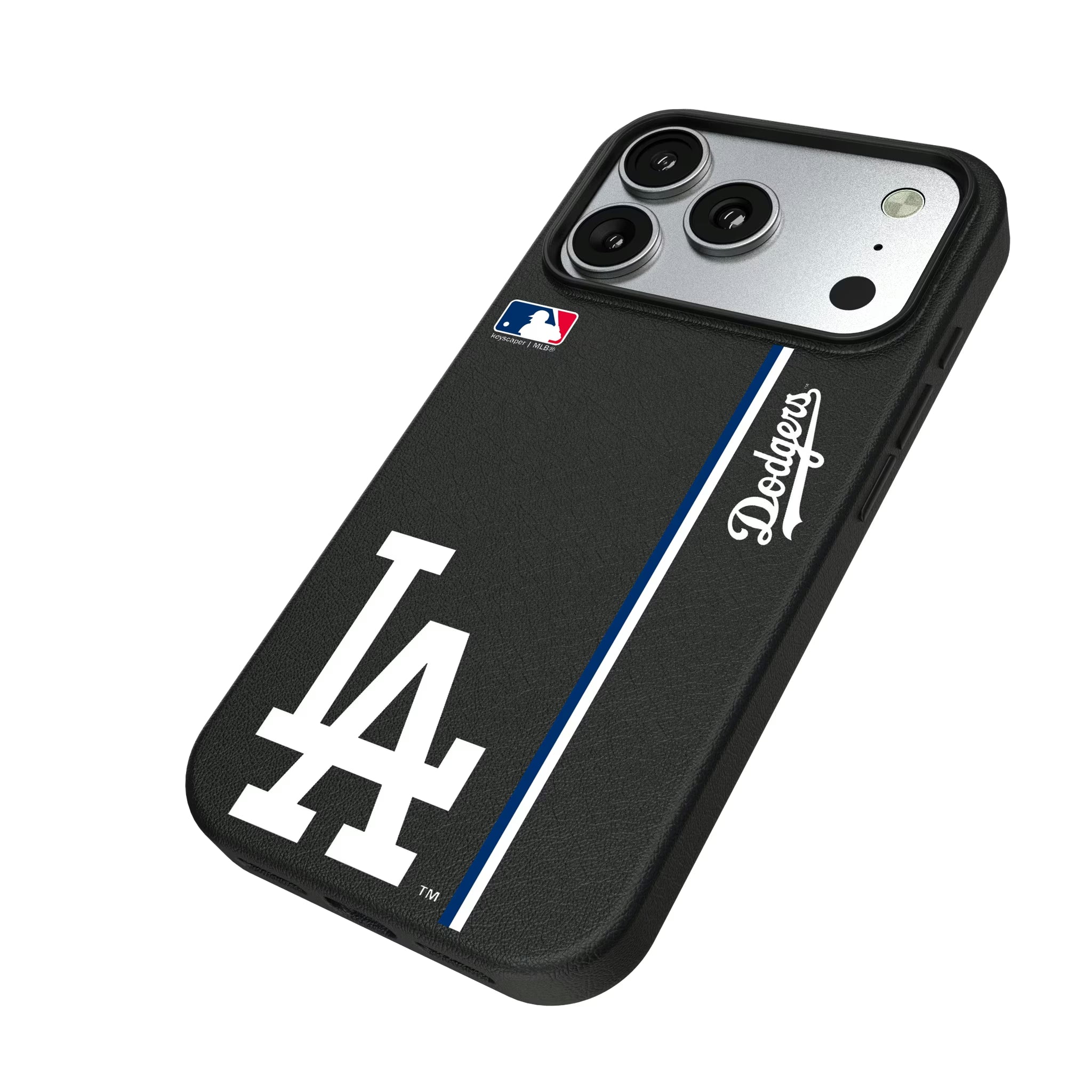 LA Dodgers Sidebar iPhone MagSafe Compatible Phone Case for Apple iPhone - Isometric View#Device_iPhone 17 Pro