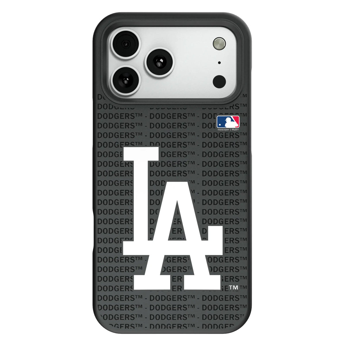 LA Dodgers Text Backdrop Bump Phone Case for Apple iPhone