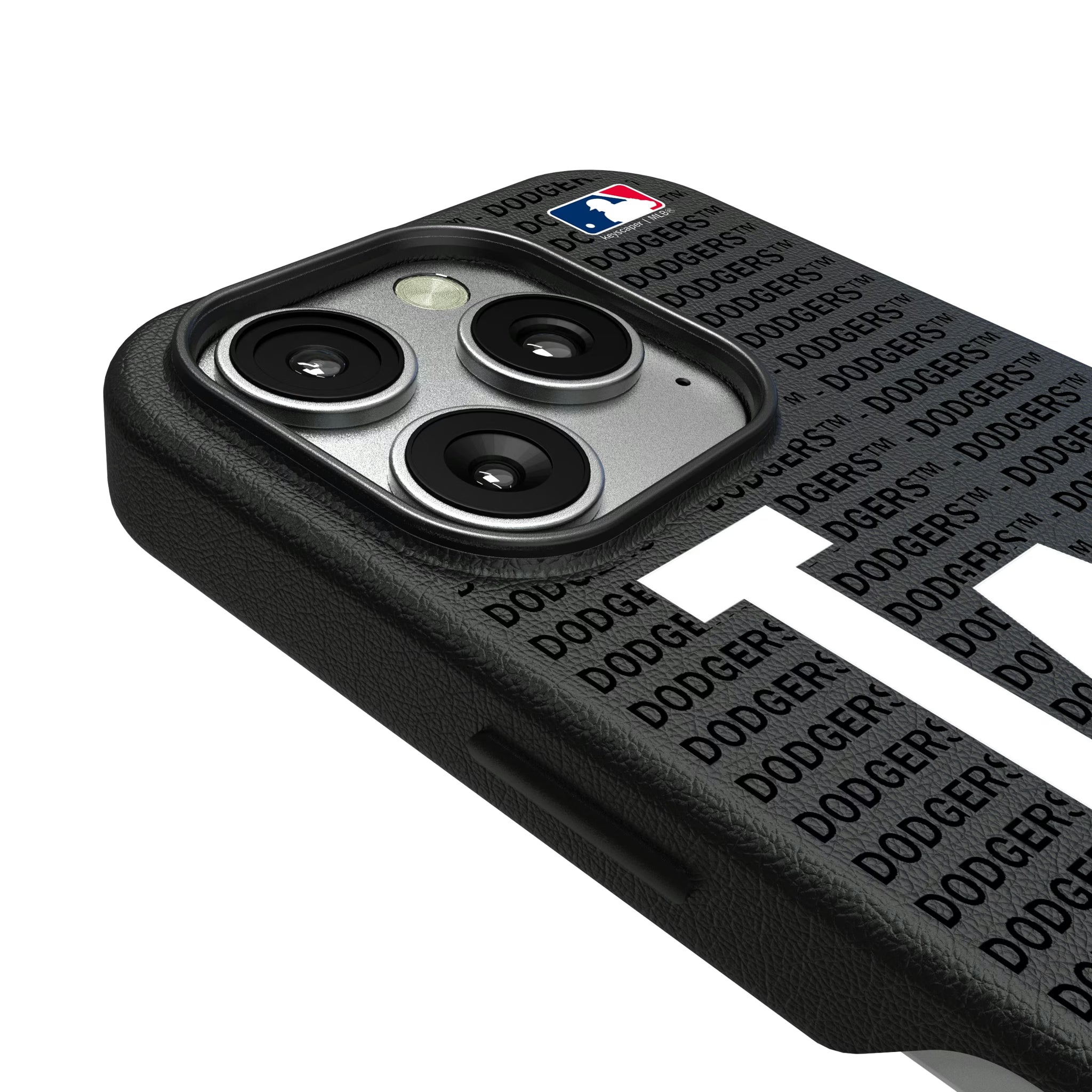 LA Dodgers Text Backdrop iPhone MagSafe Compatible Phone Case for Apple iPhone - Detail