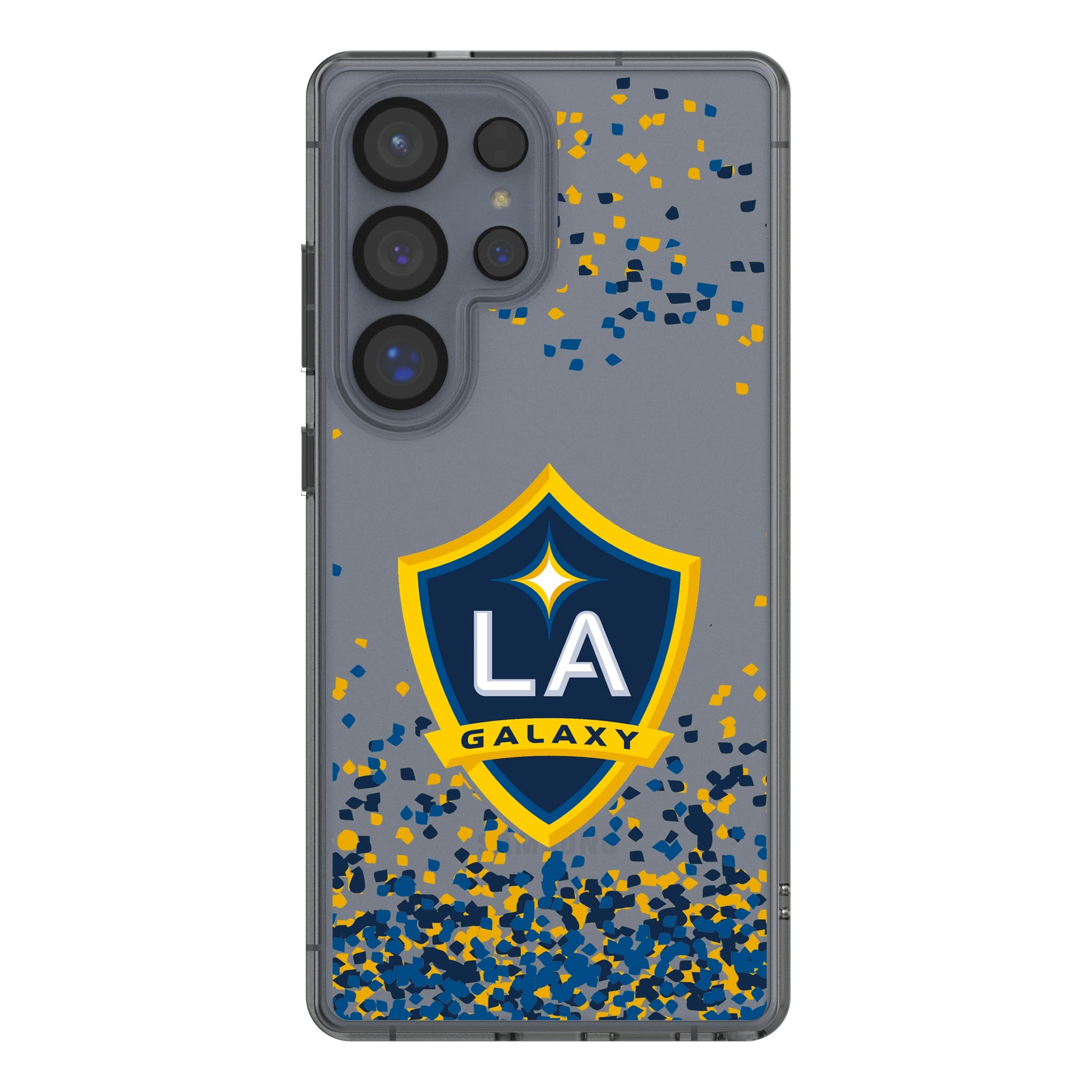 LA Galaxy Confetti Galaxy Clear Phone Case for Samsung Galaxy