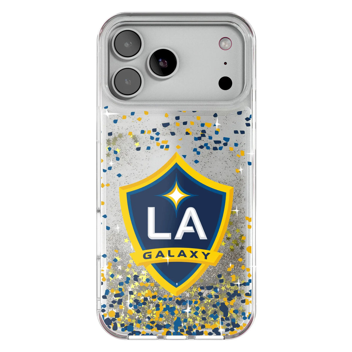 LA Galaxy Confetti Glitter Phone Case for Apple iPhone