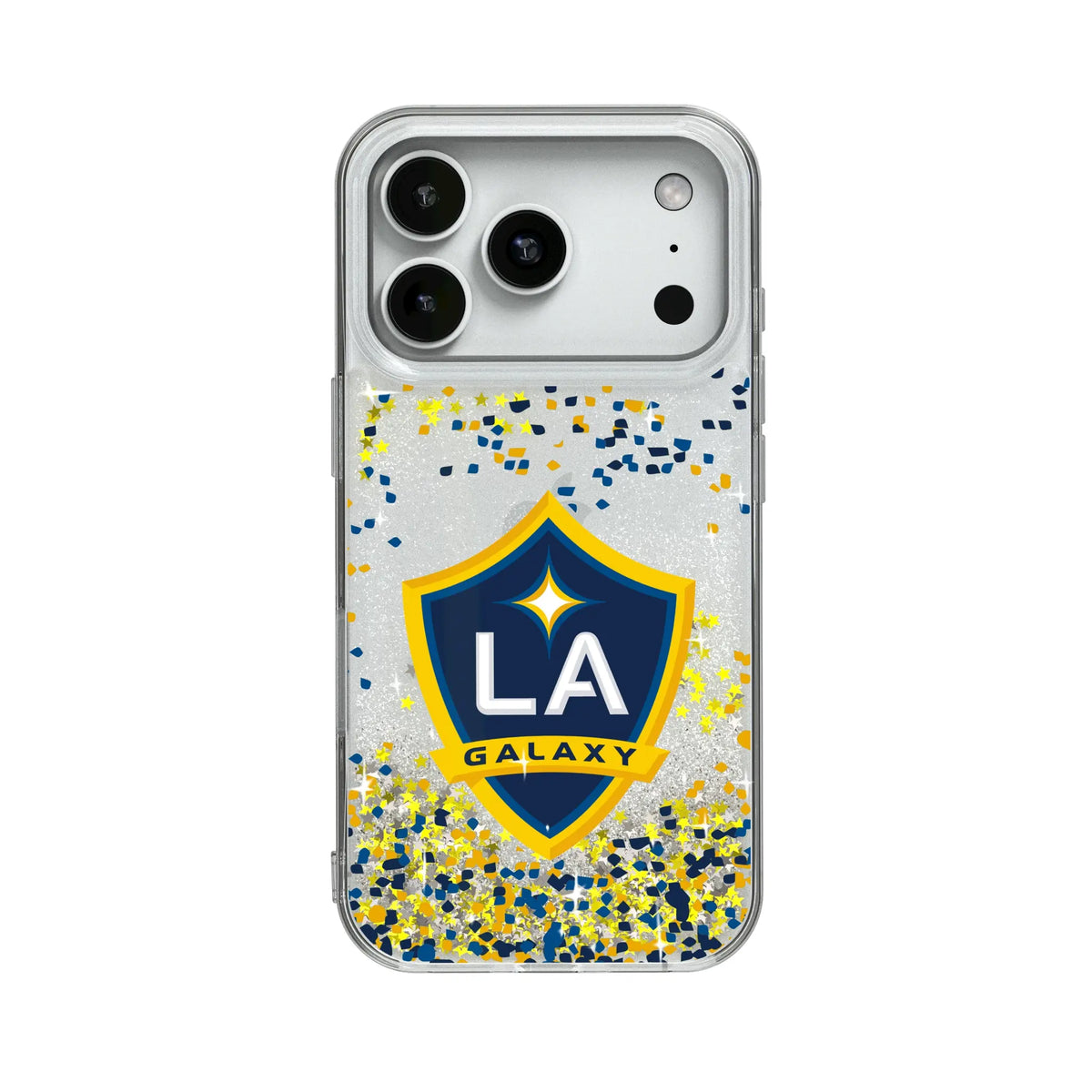 LA Galaxy Confetti Glitter Phone Case for Apple iPhone