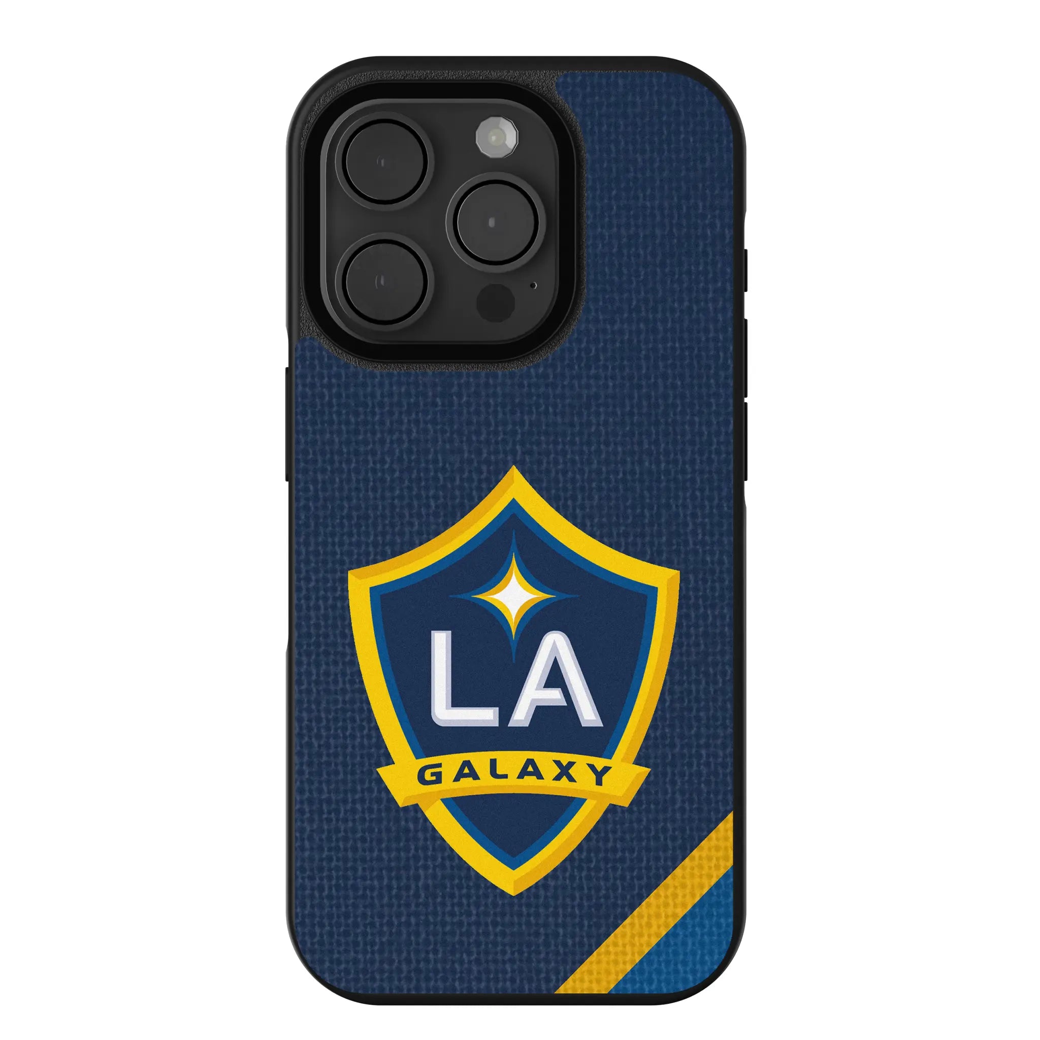 LA Galaxy Diagonal Stripe iPhone Bump Phone Case for Apple iPhone
