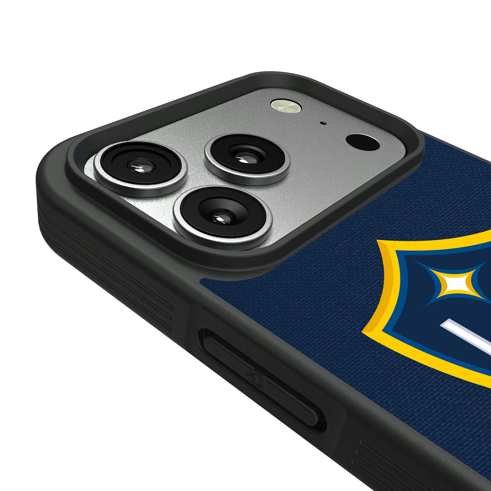 LA Galaxy Endzone Solid iPhone Bump Phone Case for Apple iPhone - Detail#Device_iPhone 17 Pro