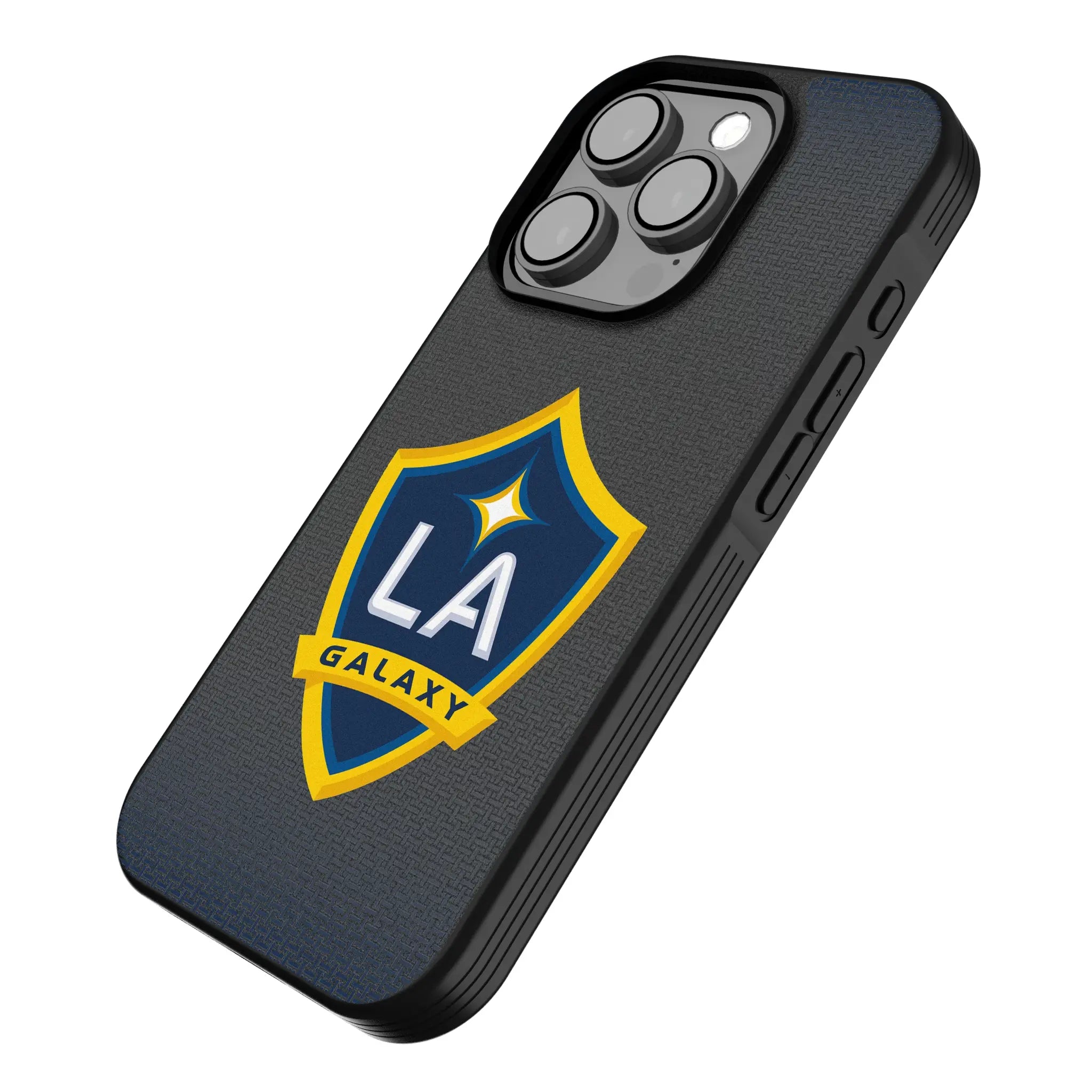 LA Galaxy Linen iPhone Bump Phone Case for Apple iPhone - Isometric View