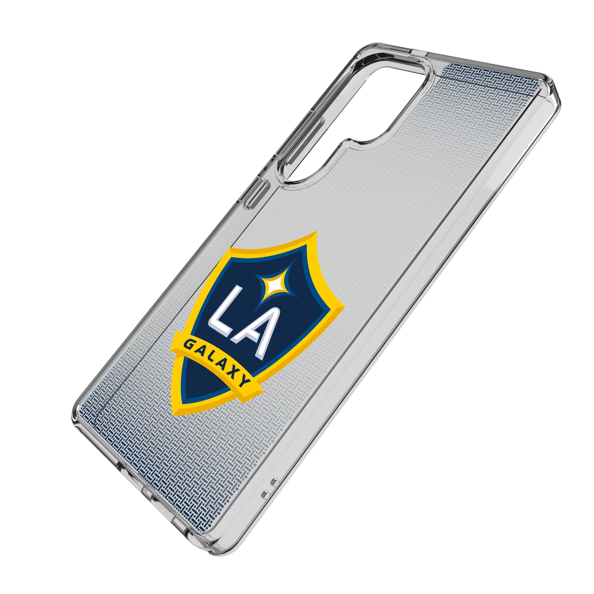 LA Galaxy Linen Galaxy Clear Phone Case for Samsung Galaxy - Isometric View