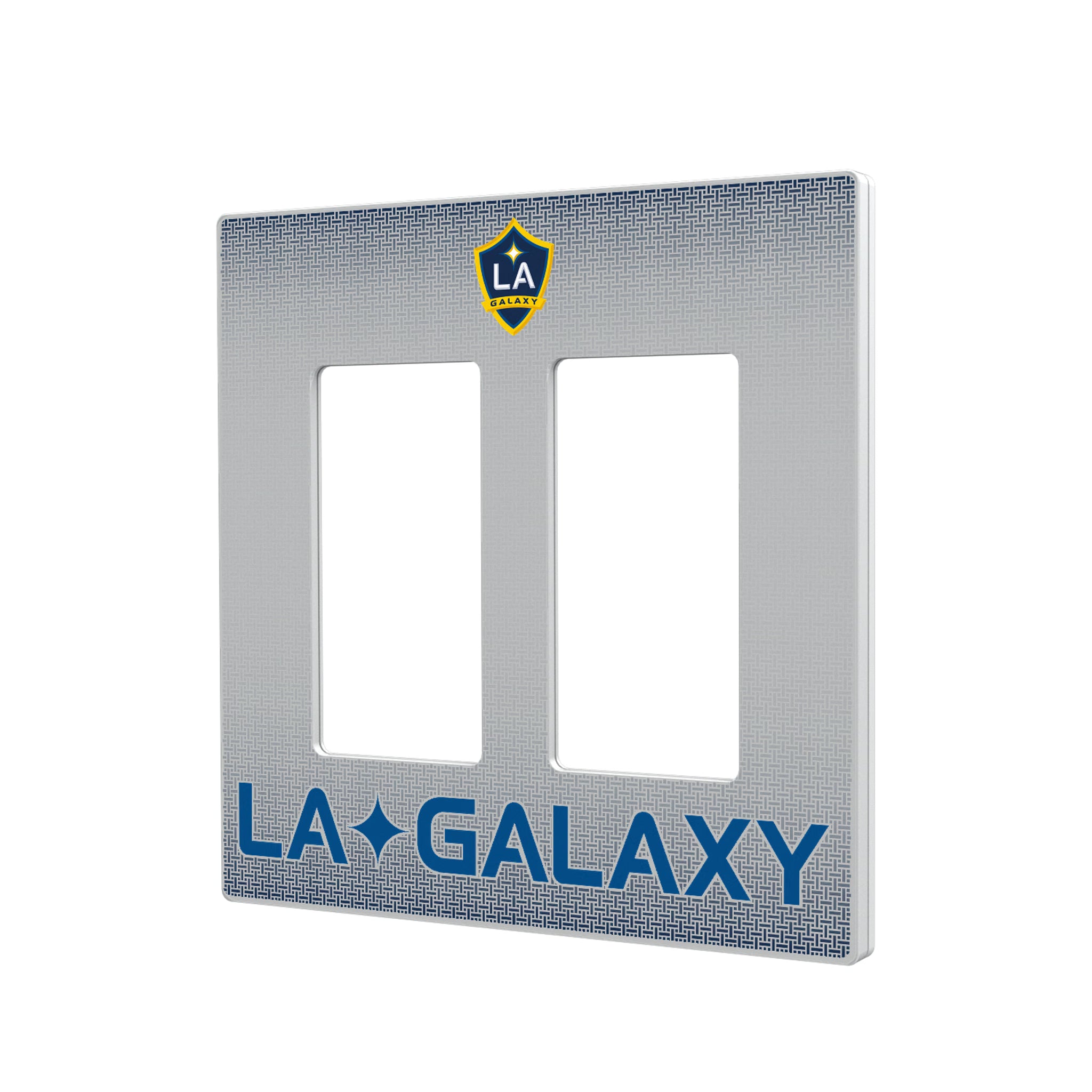 LA Galaxy Linen Hidden-Screw Light Switch Plate#Style_Double Rocker