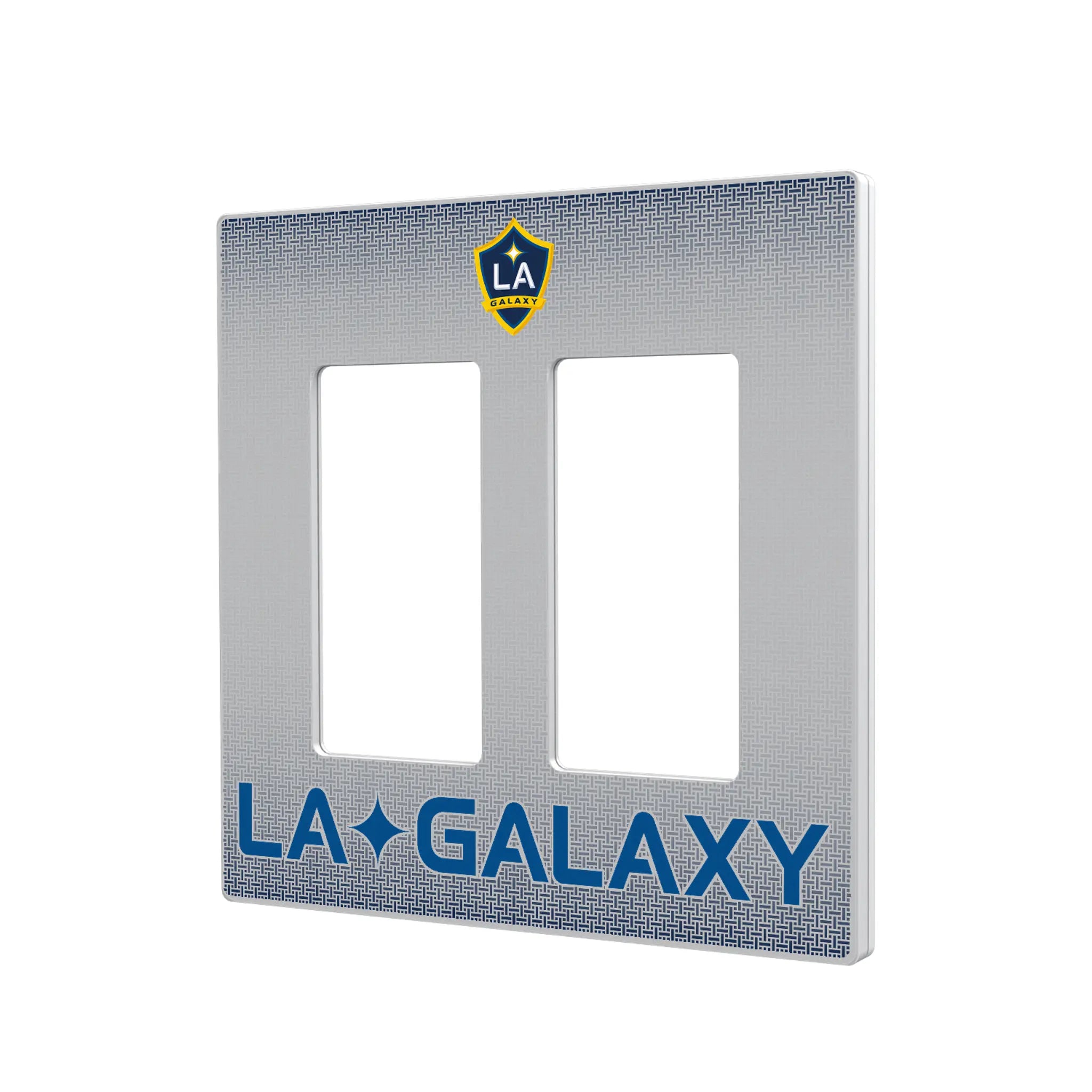 LA Galaxy Linen Hidden-Screw Light Switch Plate#Style_Double Rocker