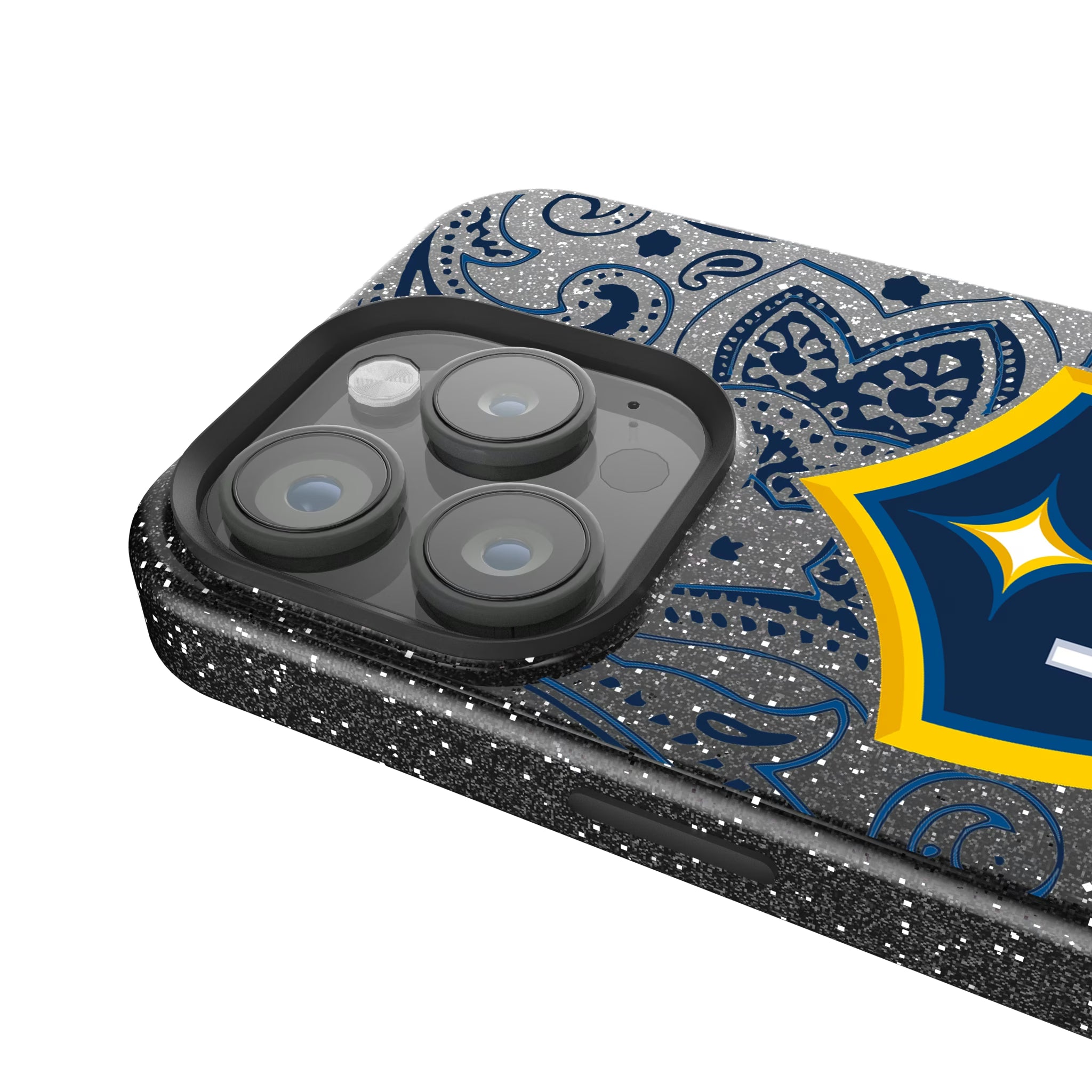 LA Galaxy Paisley iPhone Bling Phone Case for Apple iPhone - Detail
