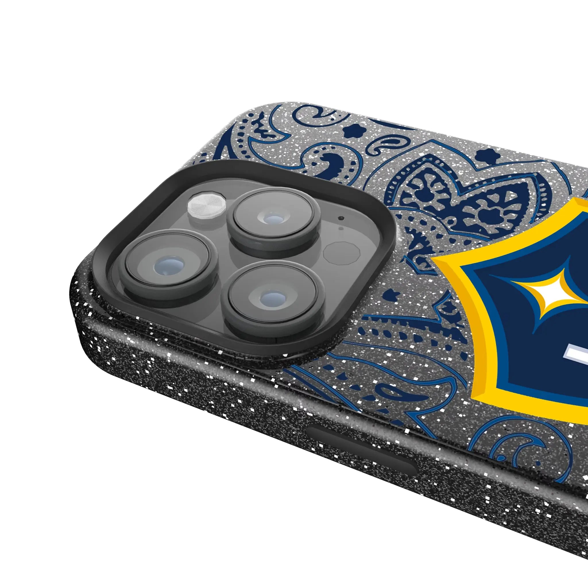 LA Galaxy Paisley iPhone Bling Phone Case for Apple iPhone - Detail
