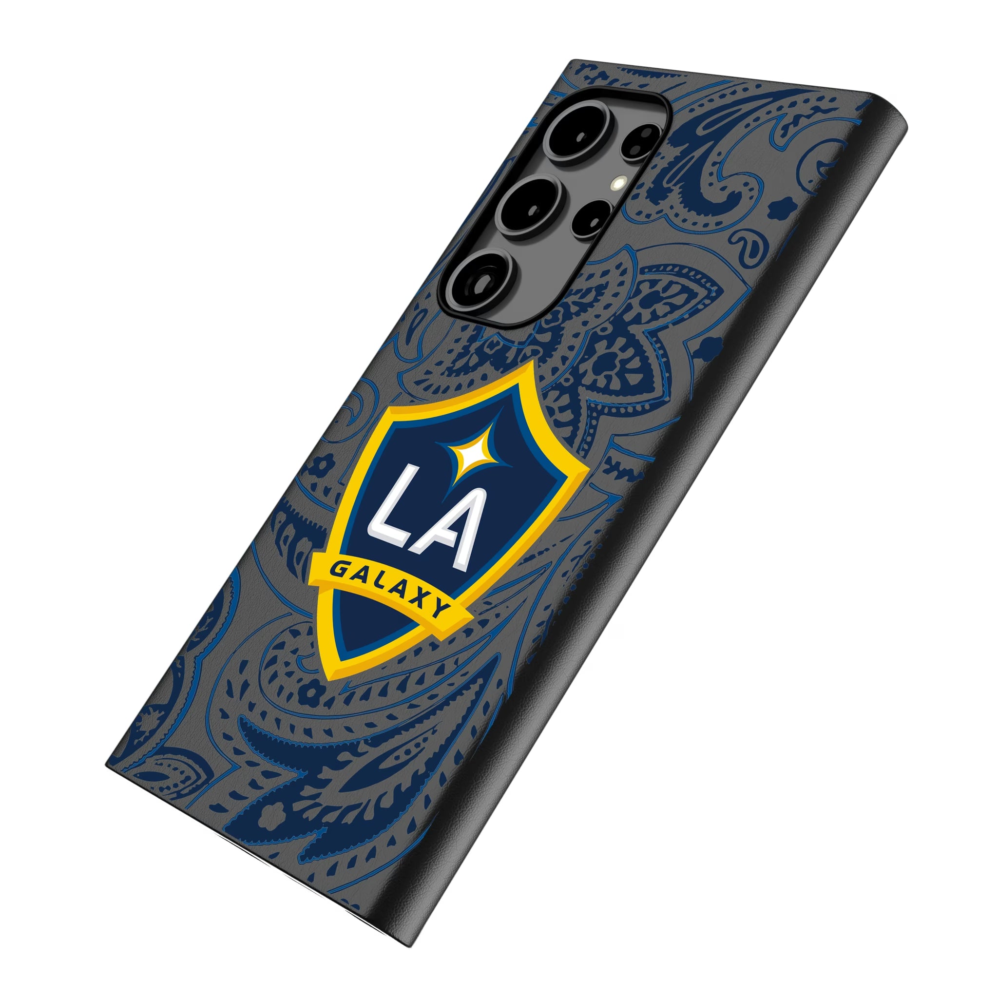 LA Galaxy Paisley Galaxy MagSafe Compatible Phone Case for Samsung Galaxy - Isometric View