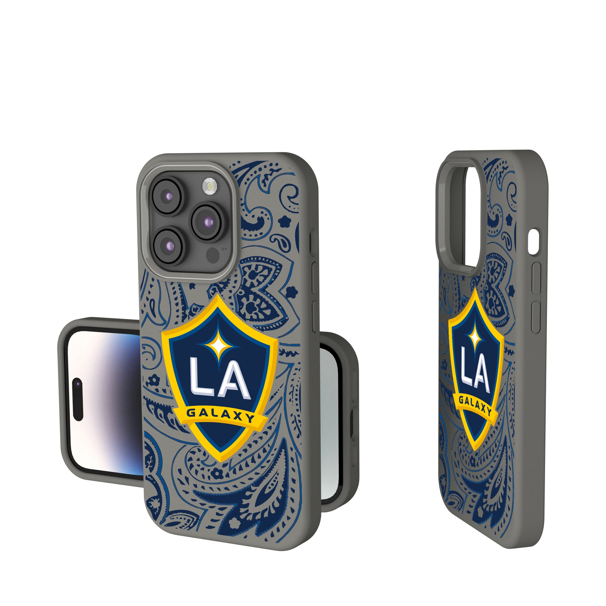LA Galaxy Paisley iPhone Soft Touch Phone Case for Apple iPhone