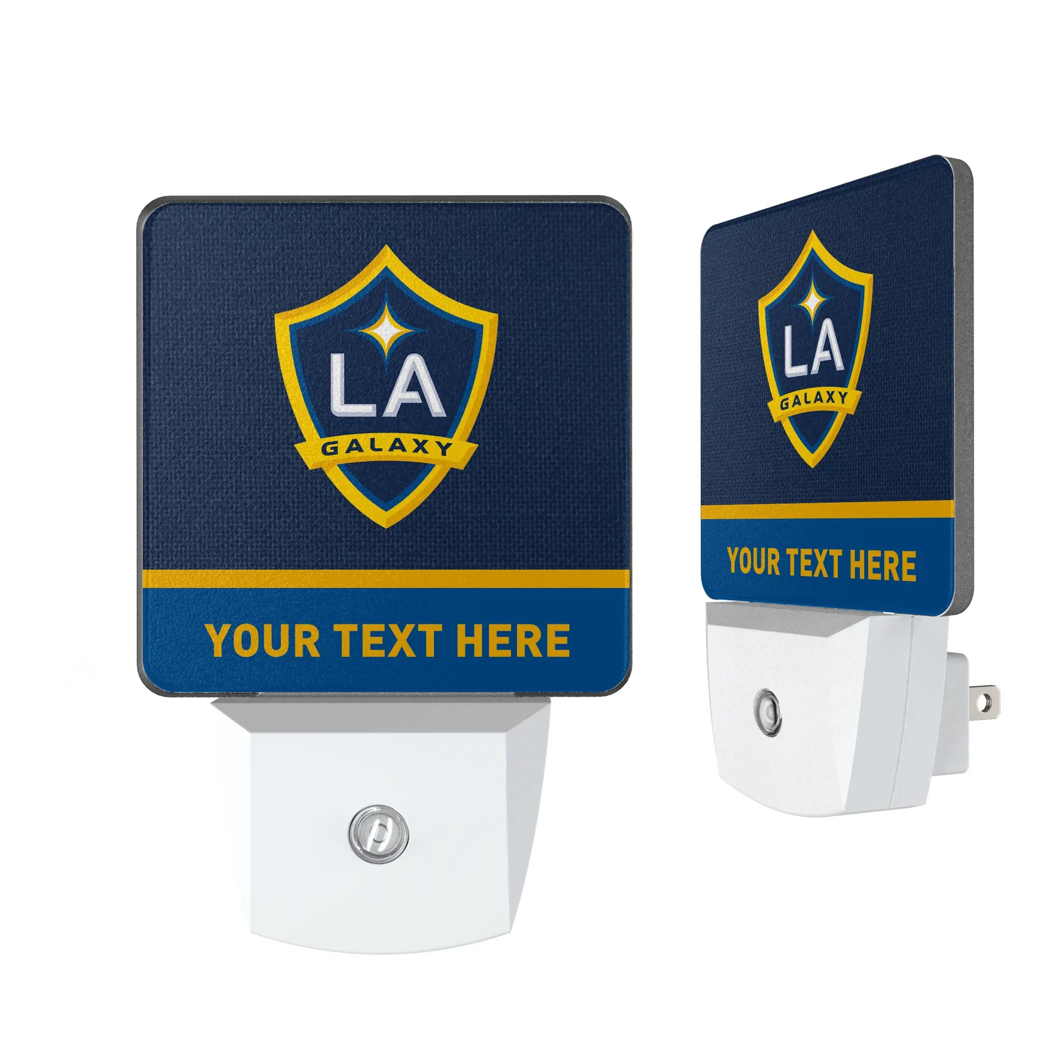 LA Galaxy Personalized Endzone Solid Night Light 2-Pack