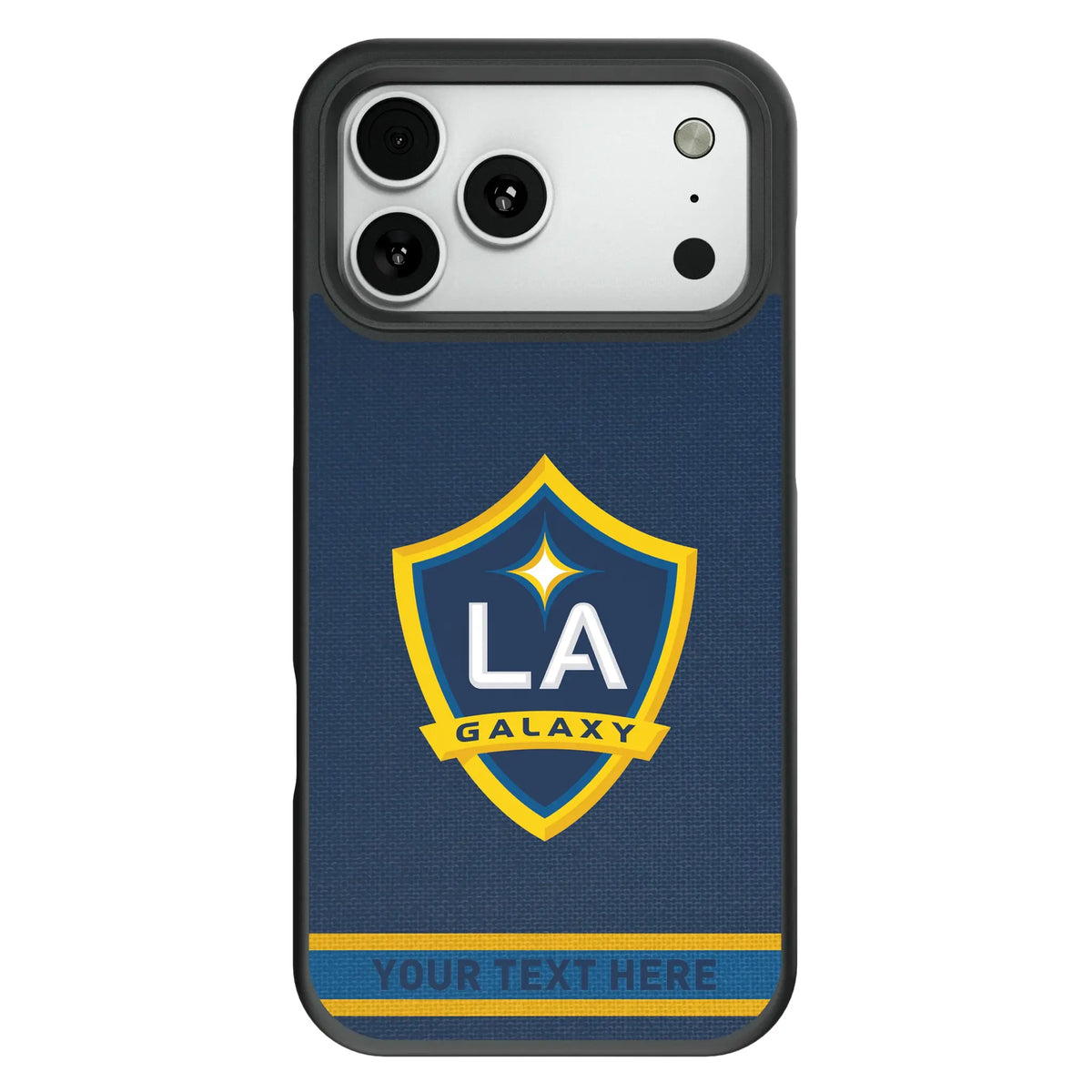 LA Galaxy Personalized Stripe Bump Phone Case for Apple iPhone