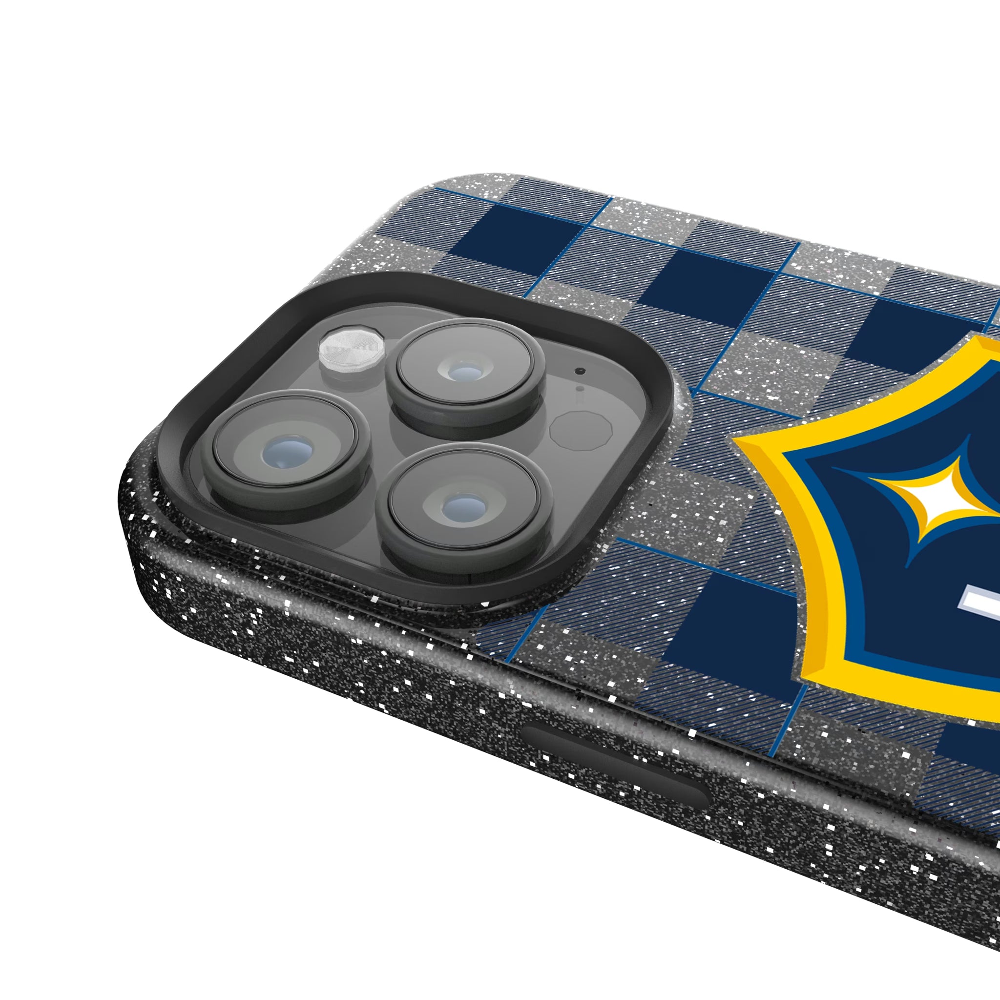 LA Galaxy Plaid iPhone Bling Phone Case for Apple iPhone - Detail