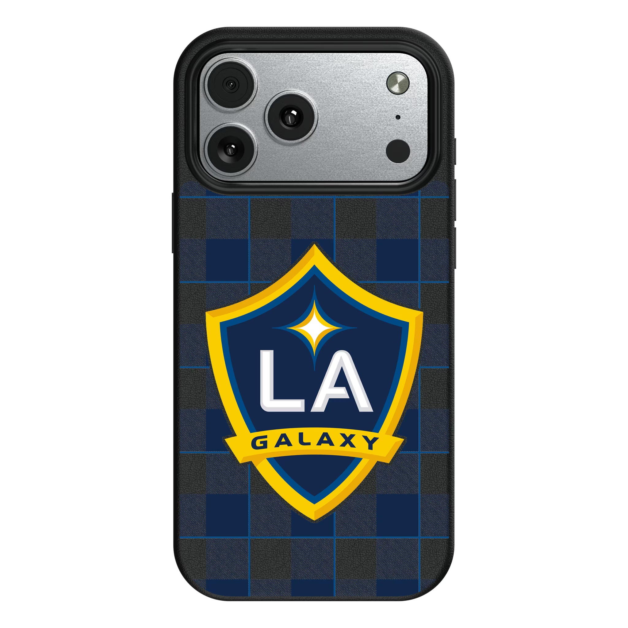 LA Galaxy Plaid iPhone MagSafe Compatible Phone Case for Apple iPhone#Device_iPhone 17 Pro Max
