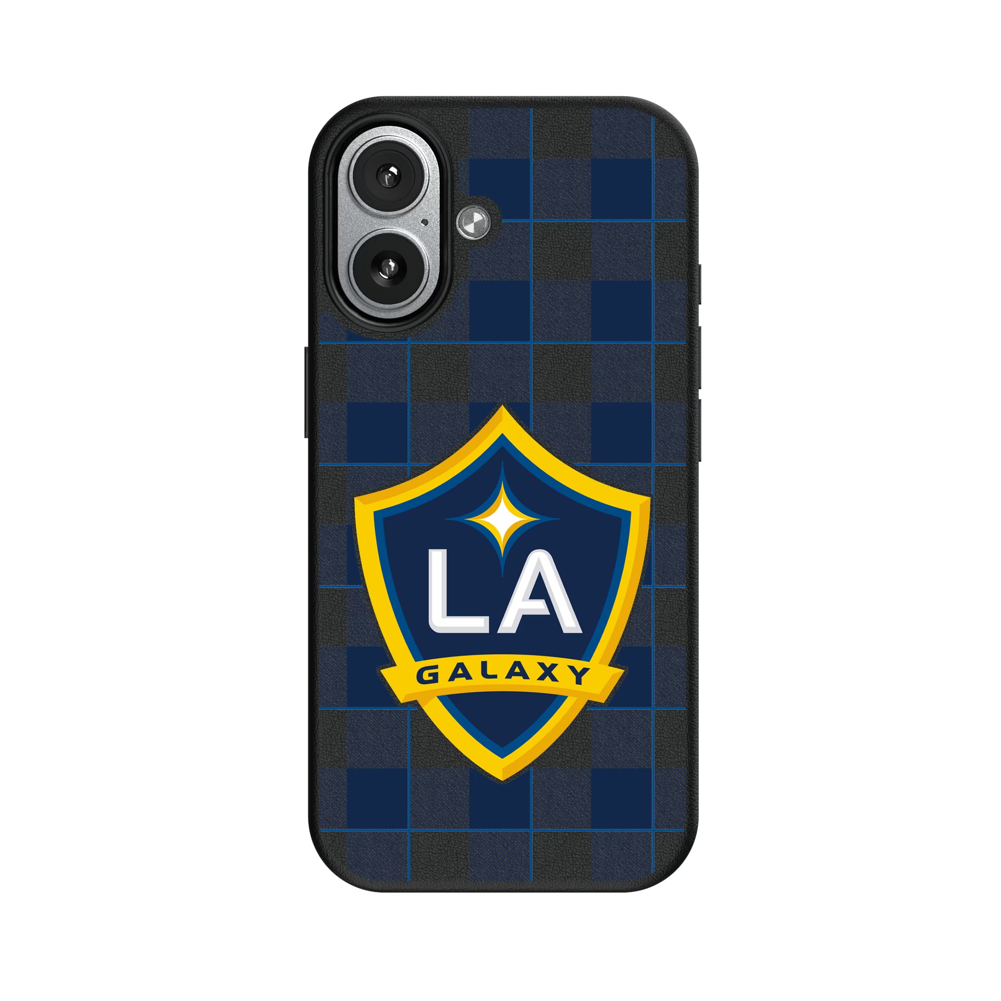 LA Galaxy Plaid iPhone MagSafe Compatible Phone Case for Apple iPhone#Device_iPhone 17