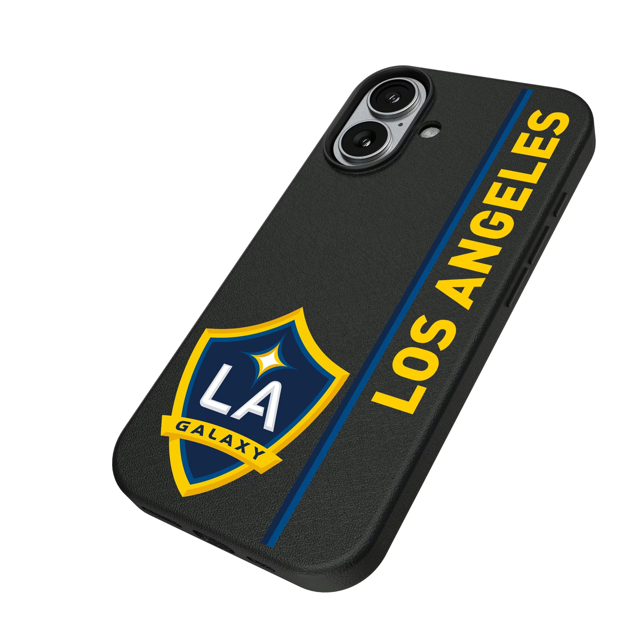 LA Galaxy Sidebar iPhone MagSafe Compatible Phone Case for Apple iPhone - Isometric View#Device_iPhone 17