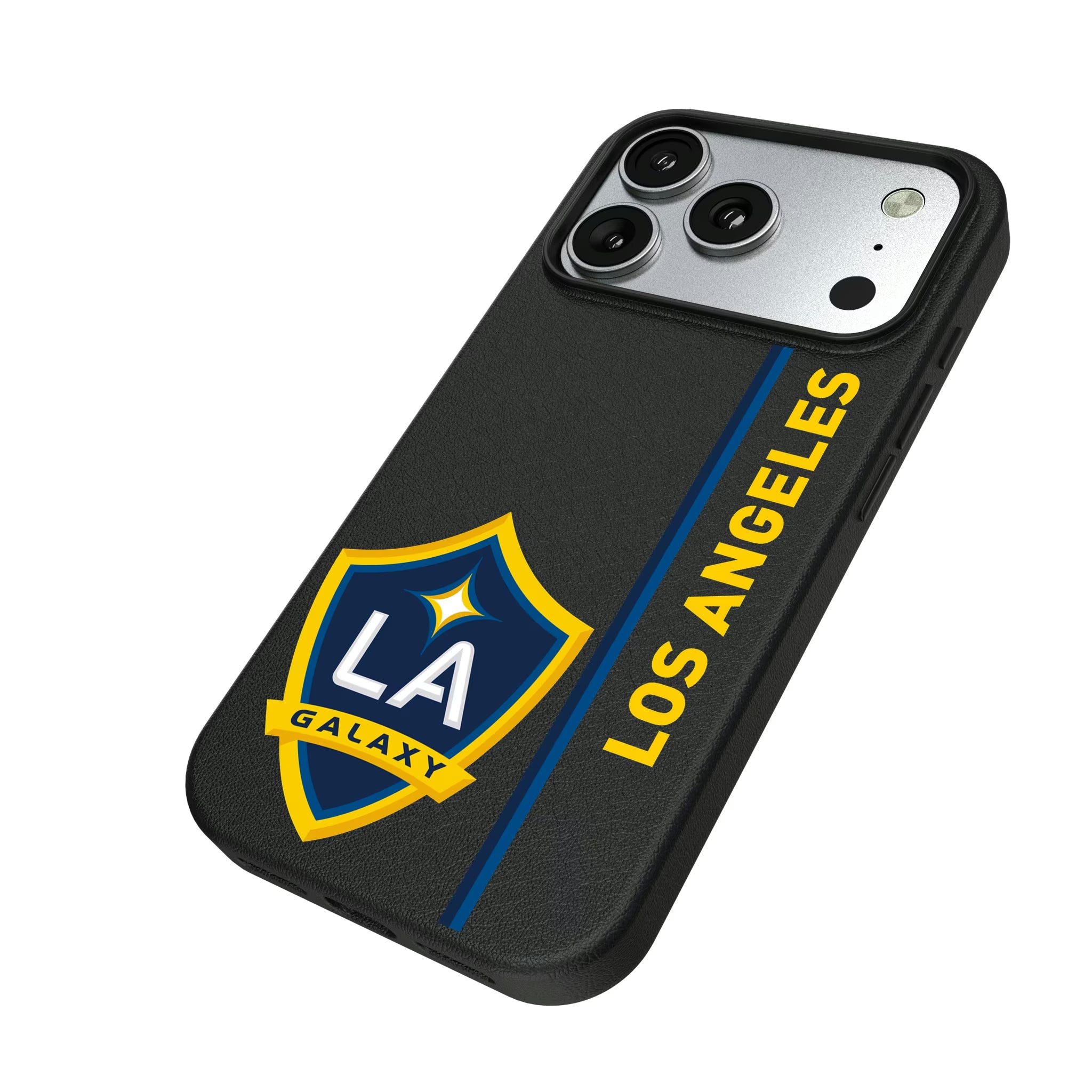 LA Galaxy Sidebar iPhone MagSafe Compatible Phone Case for Apple iPhone - Isometric View#Device_iPhone 17 Pro