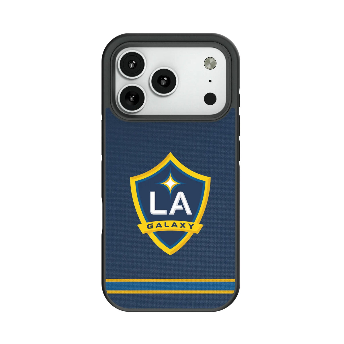 LA Galaxy Stripe Bump Phone Case for Apple iPhone