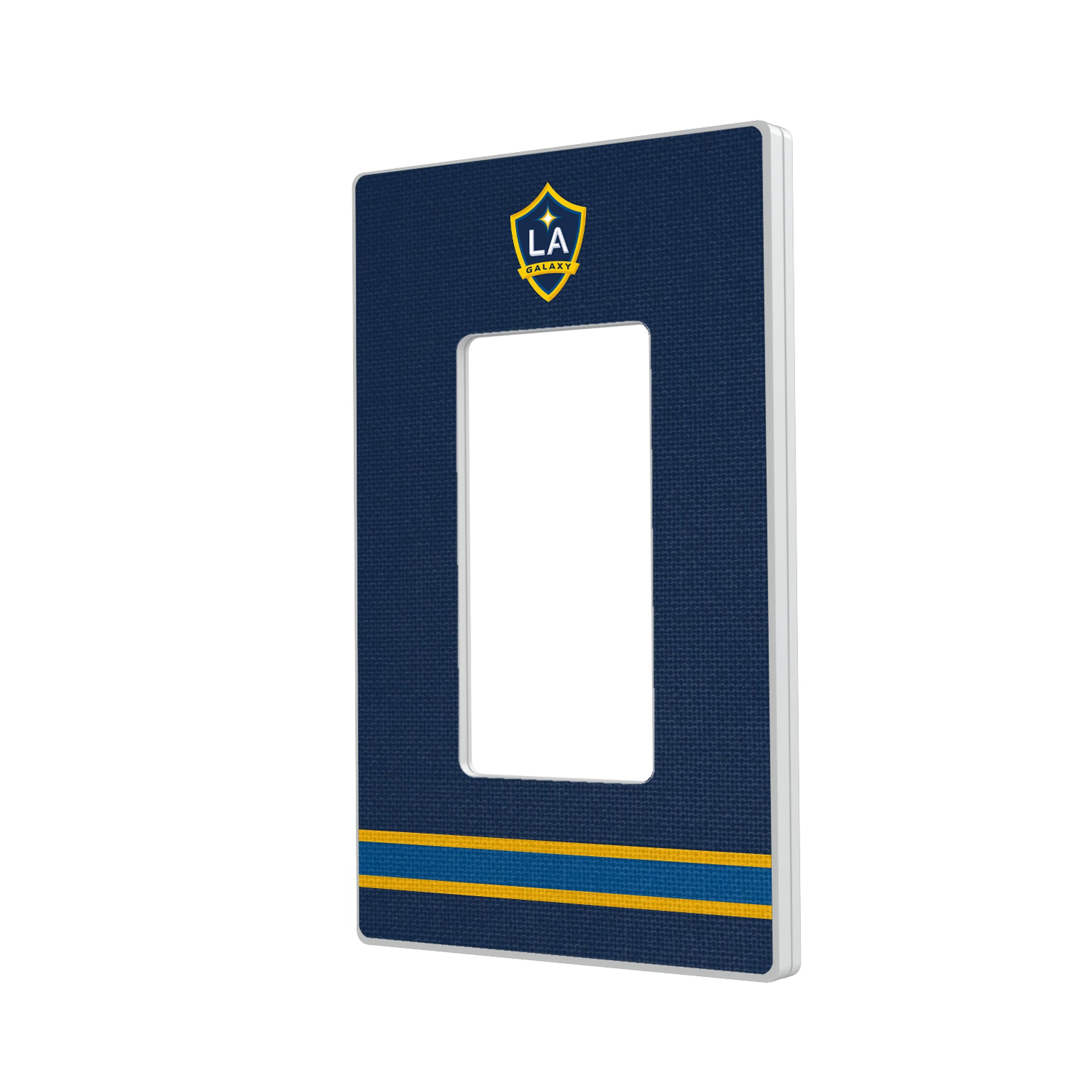 LA Galaxy Stripe Hidden-Screw Light Switch Plate#Style_Single Rocker