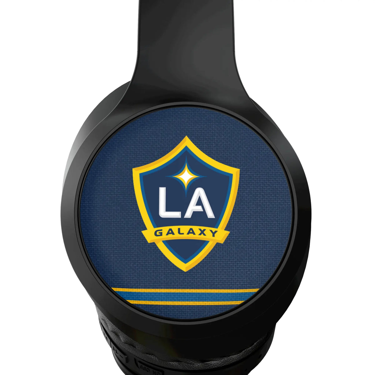 LA Galaxy Stripe Wireless Over-Ear Headphones With Case - Detail
