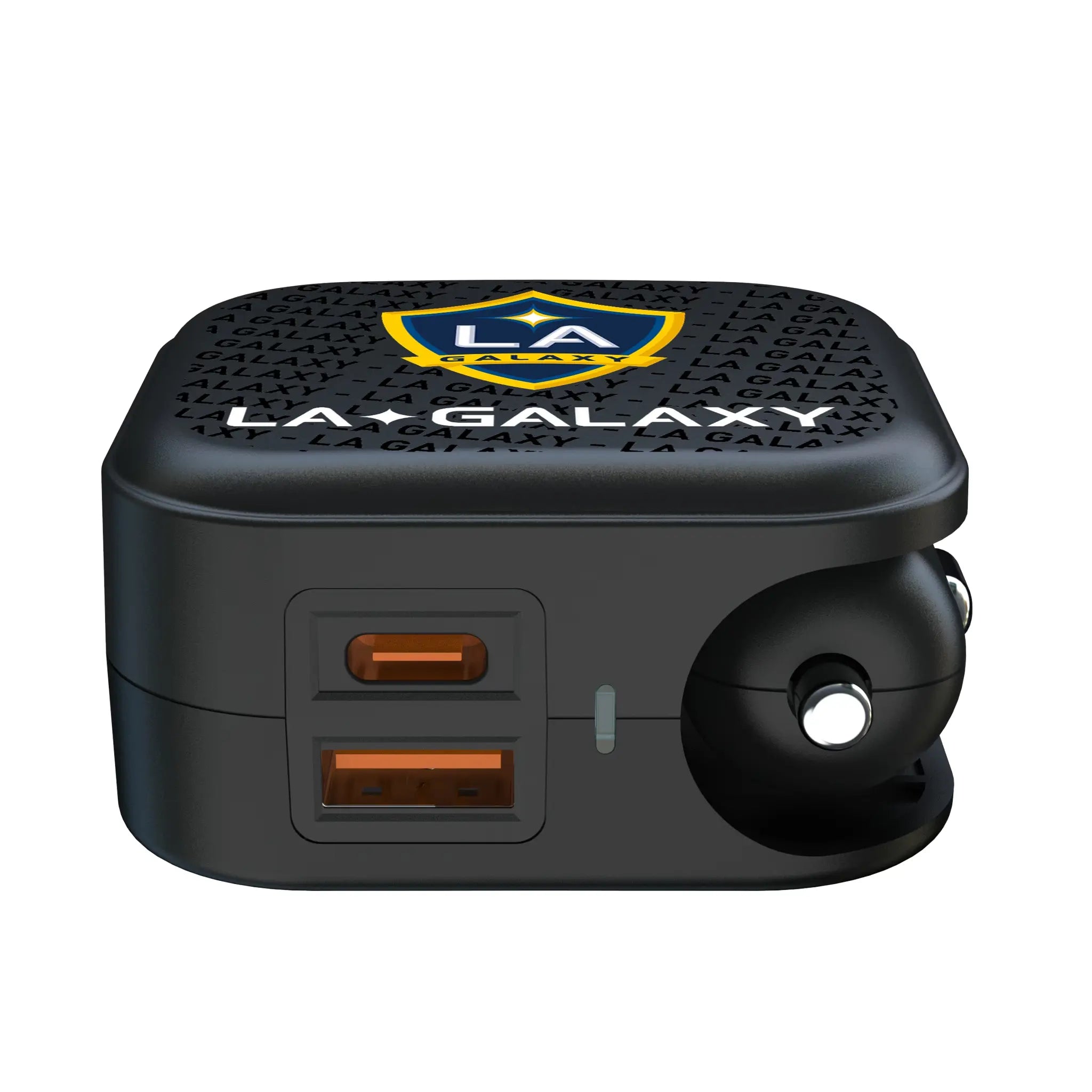 LA Galaxy Text Backdrop 2 in 1 USB A/C Charger