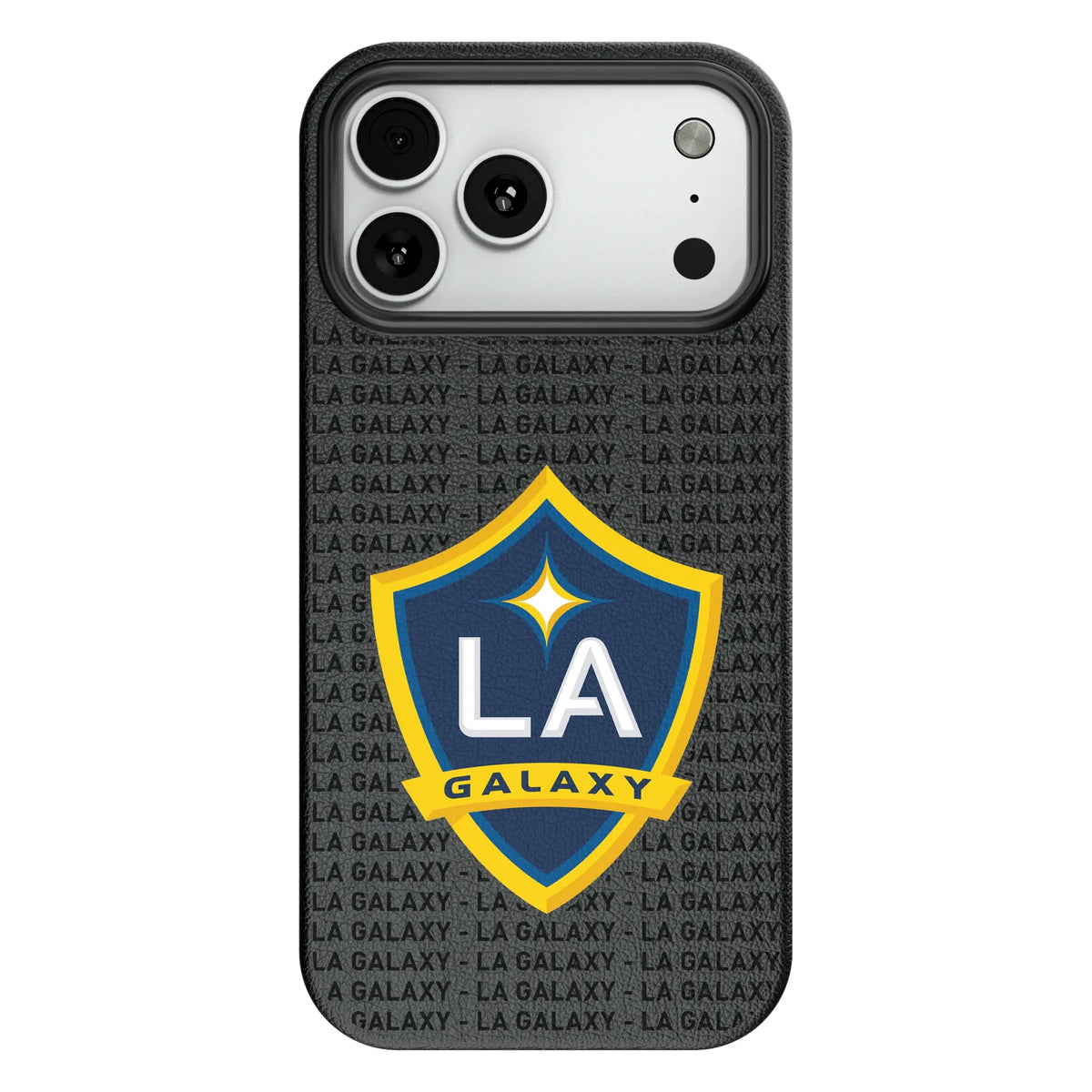 LA Galaxy Text Backdrop MagSafe Compatible Phone Case for Apple iPhone