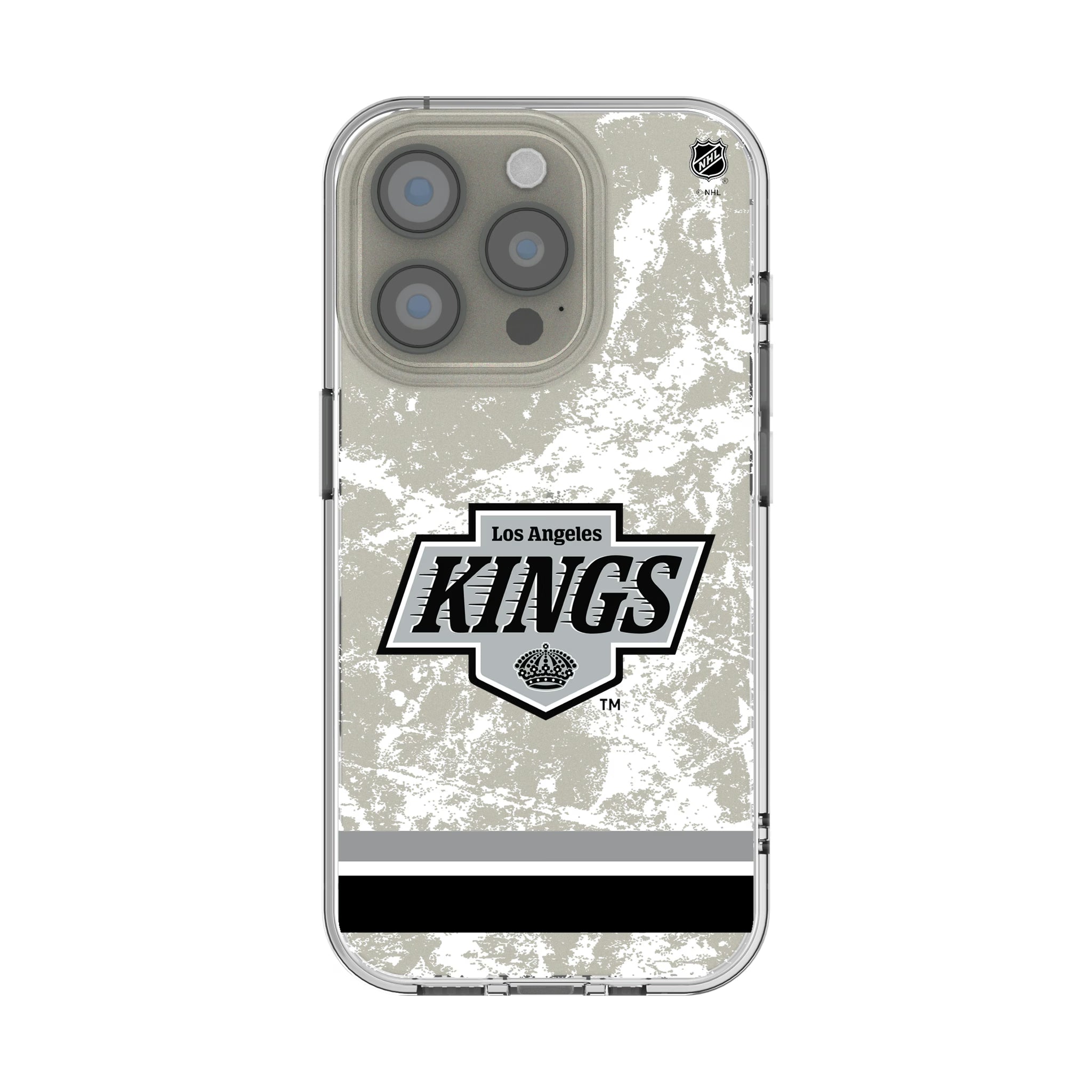 LA Kings Ice Stripe iPhone Clear Phone Case for Apple iPhone
