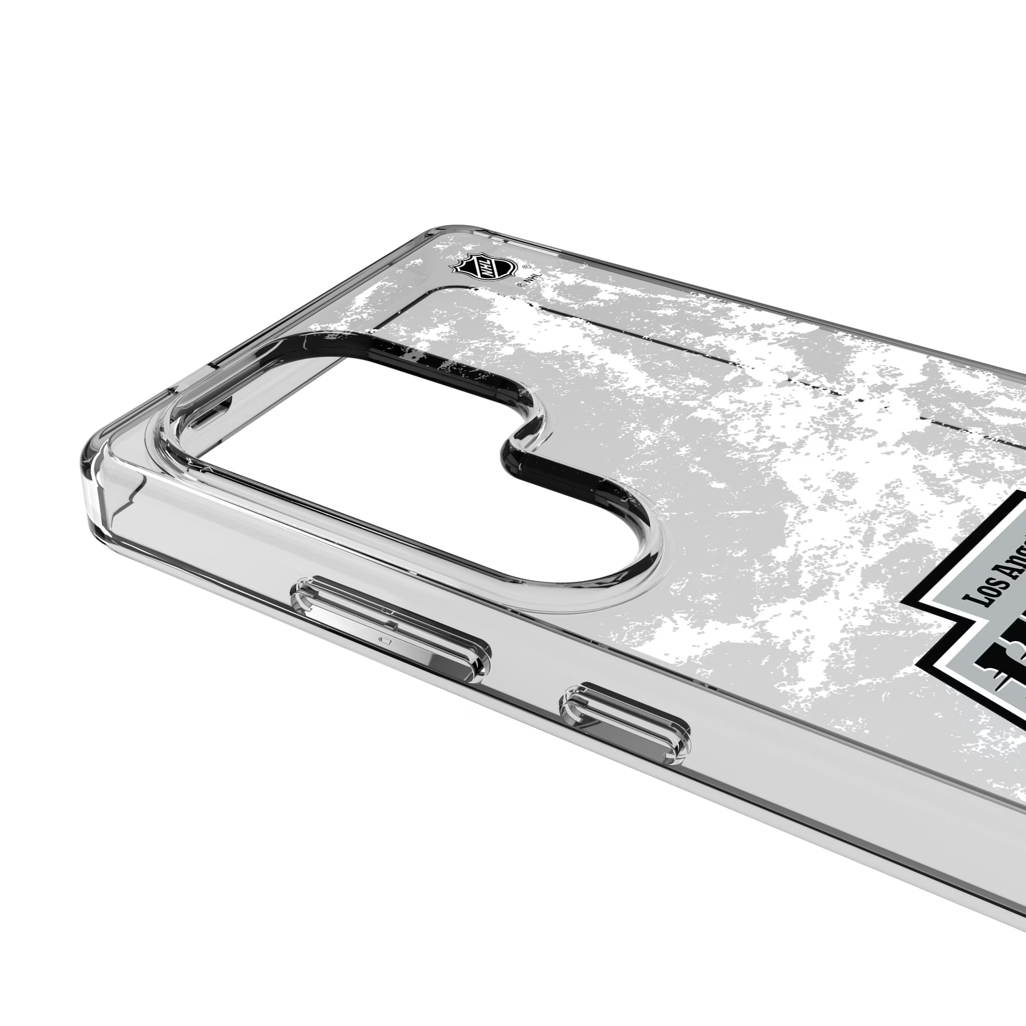 LA Kings Ice Stripe Galaxy Clear Phone Case for Samsung Galaxy - Detail