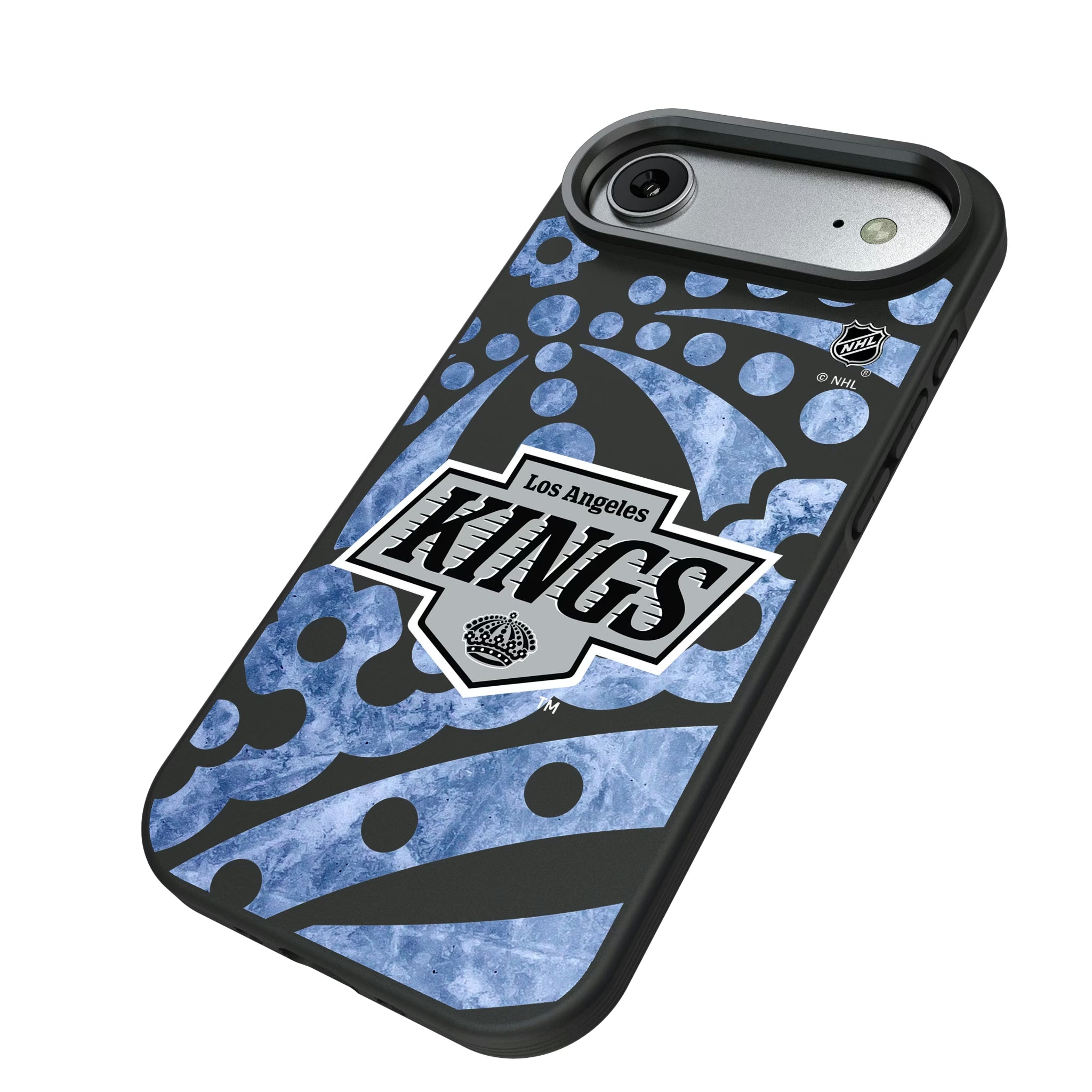 LA Kings Ice Tilt iPhone Bump Phone Case for Apple iPhone - Isometric View#Device_iPhone Air