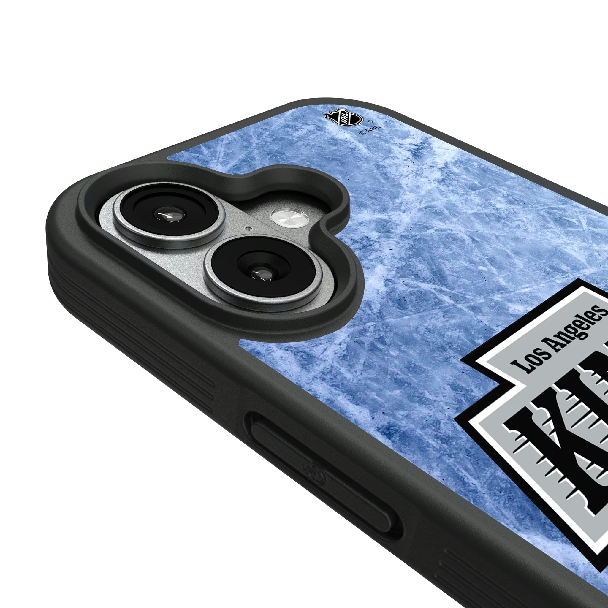 LA Kings Ice Wordmark iPhone Bump Phone Case for Apple iPhone - Detail#Device_iPhone 17