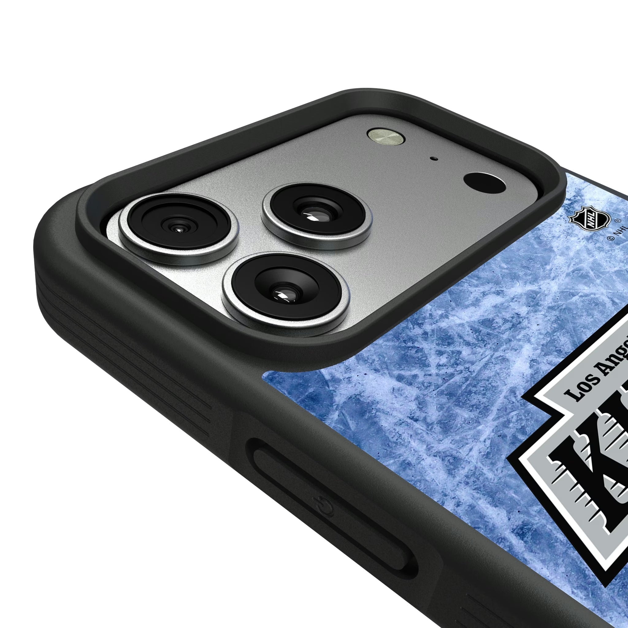 LA Kings Ice Wordmark iPhone Bump Phone Case for Apple iPhone - Detail#Device_iPhone 17 Pro Max