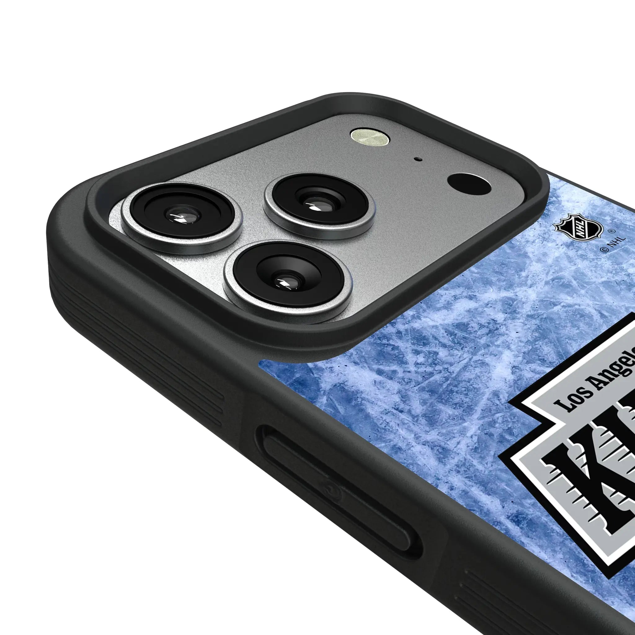 LA Kings Ice Wordmark iPhone Bump Phone Case for Apple iPhone - Detail#Device_iPhone 17 Pro