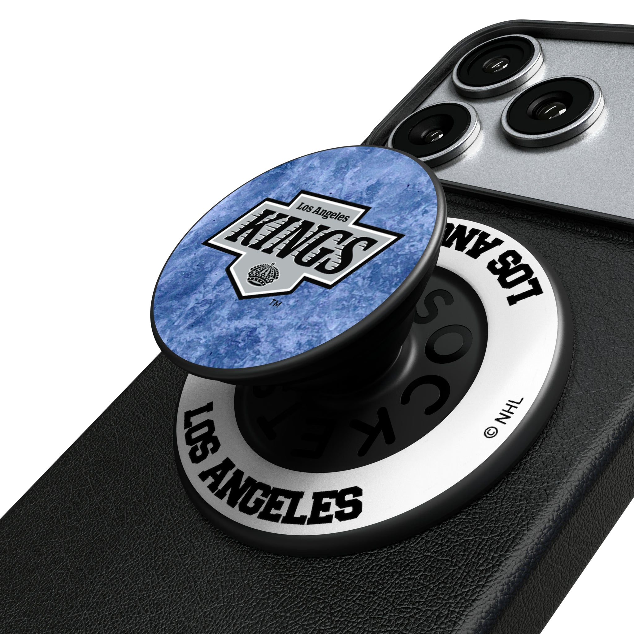 LA Kings Ice Wordmark Popsockets Round Magnetic