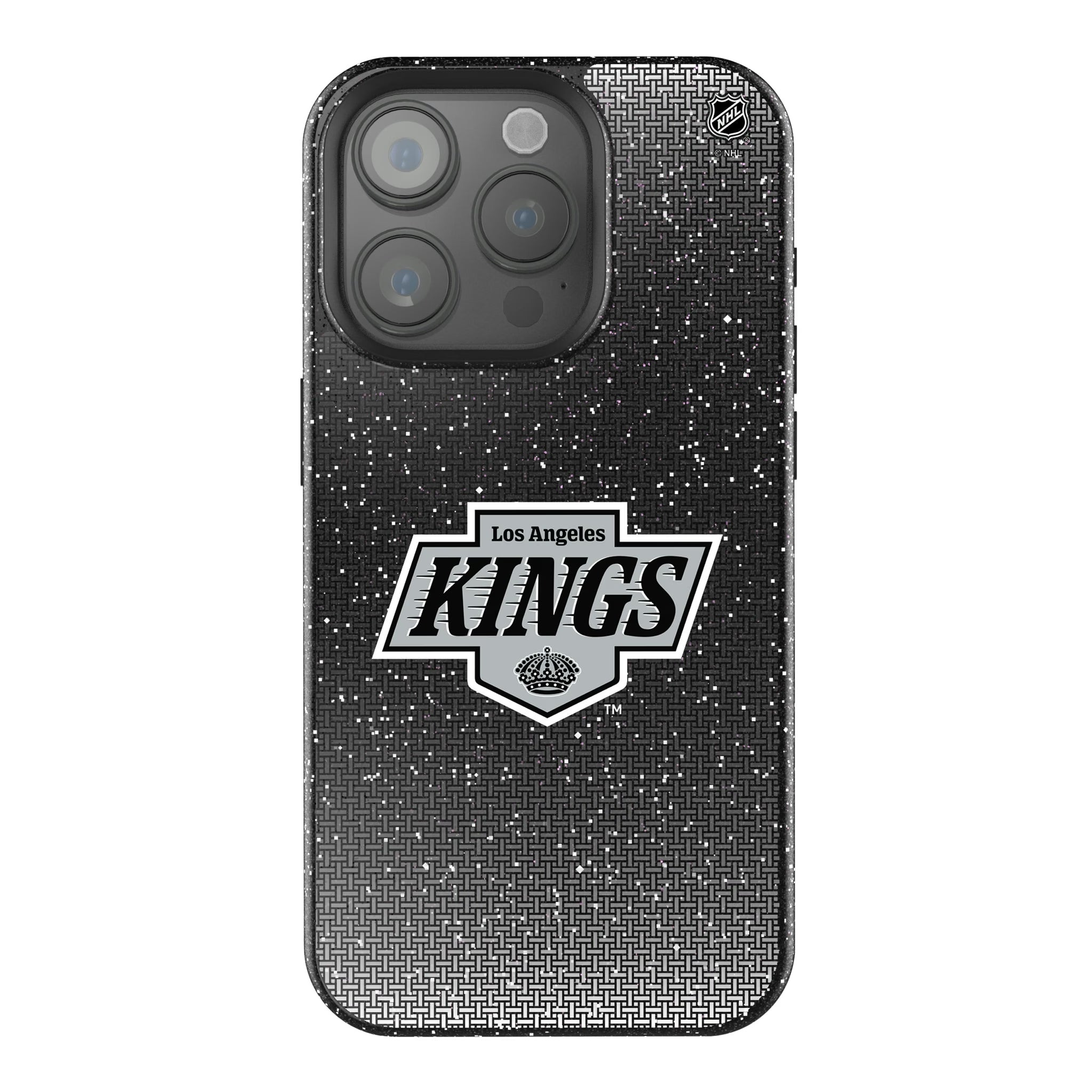 LA Kings Linen iPhone Bling Phone Case for Apple iPhone