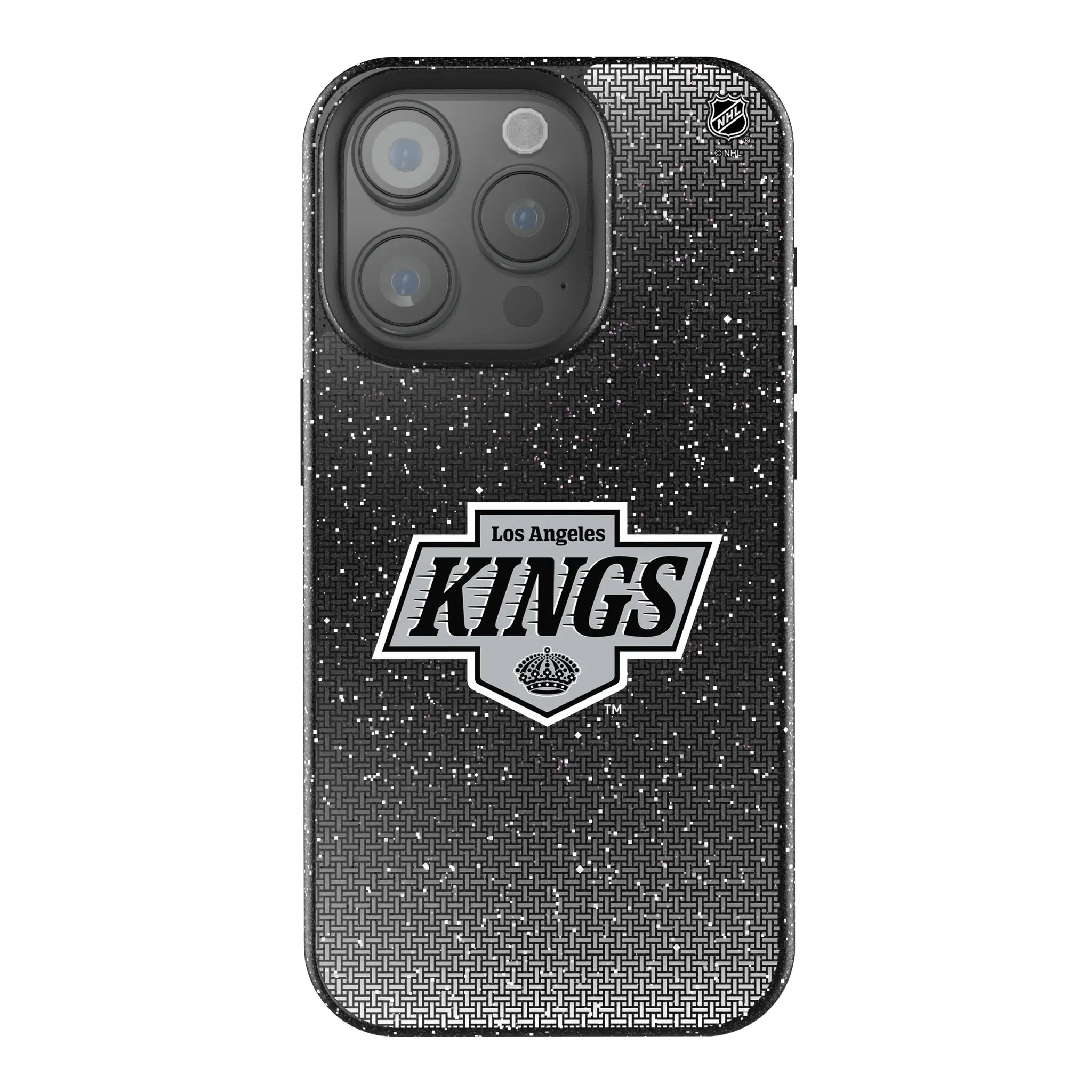 LA Kings Linen iPhone Bling Phone Case for Apple iPhone