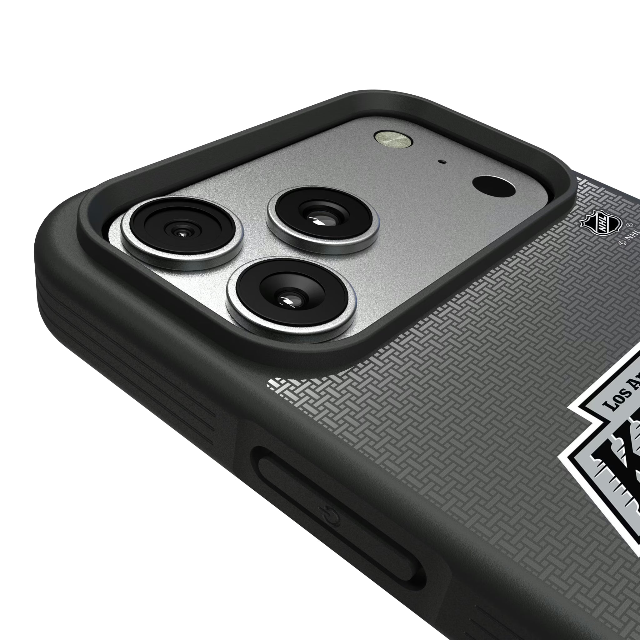 LA Kings Linen iPhone Bump Phone Case for Apple iPhone - Detail#Device_iPhone 17 Pro Max