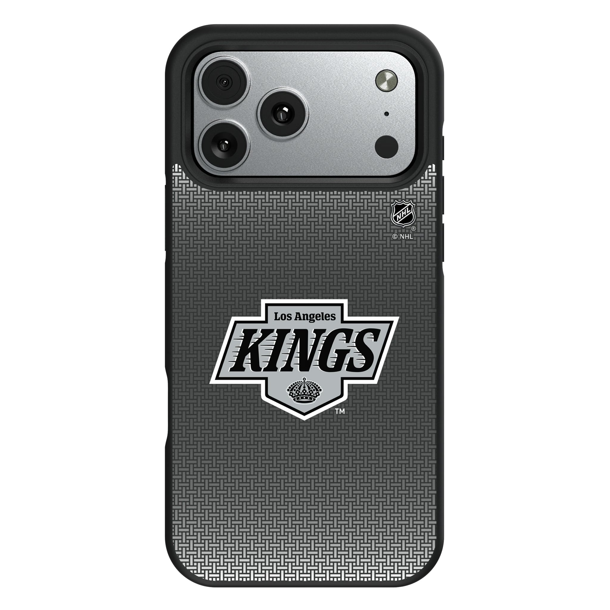 LA Kings Linen iPhone Bump Phone Case for Apple iPhone#Device_iPhone 17 Pro Max