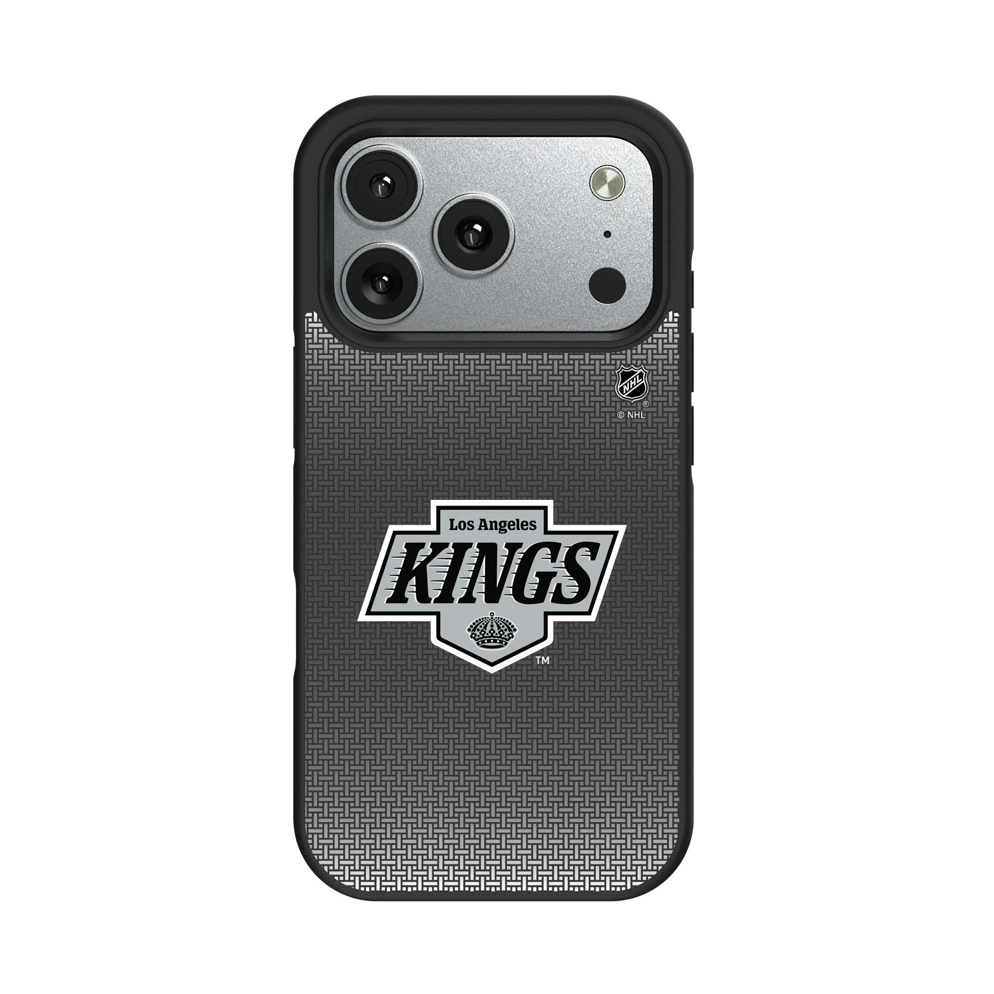 LA Kings Linen iPhone Bump Phone Case for Apple iPhone#Device_iPhone 17 Pro