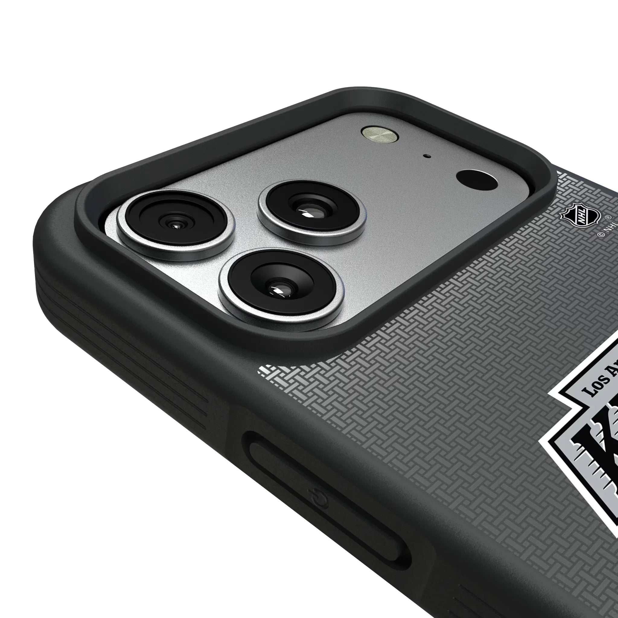 LA Kings Linen iPhone Bump Phone Case for Apple iPhone - Detail#Device_iPhone 17 Pro Max