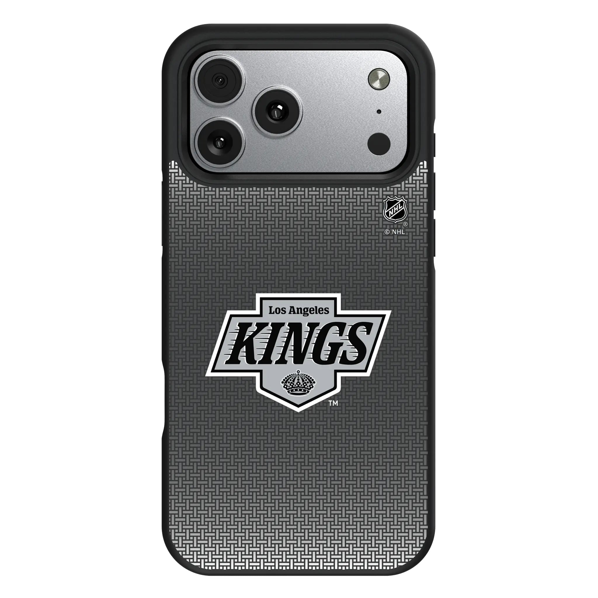 LA Kings Linen iPhone Bump Phone Case for Apple iPhone#Device_iPhone 17 Pro Max