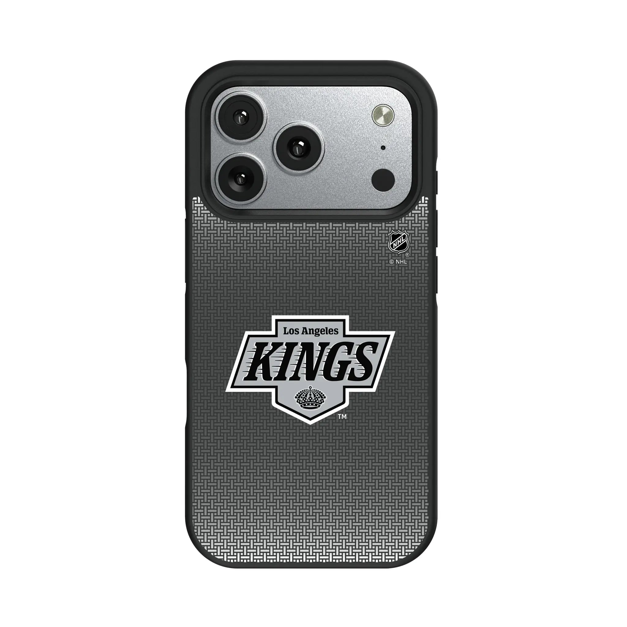 LA Kings Linen iPhone Bump Phone Case for Apple iPhone#Device_iPhone 17 Pro