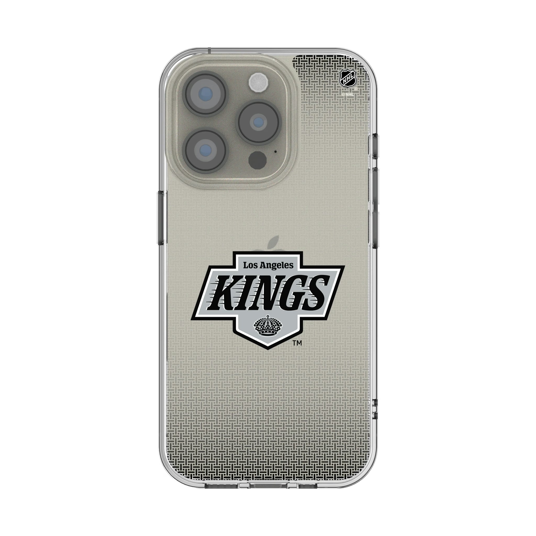 LA Kings Linen iPhone Clear Phone Case for Apple iPhone