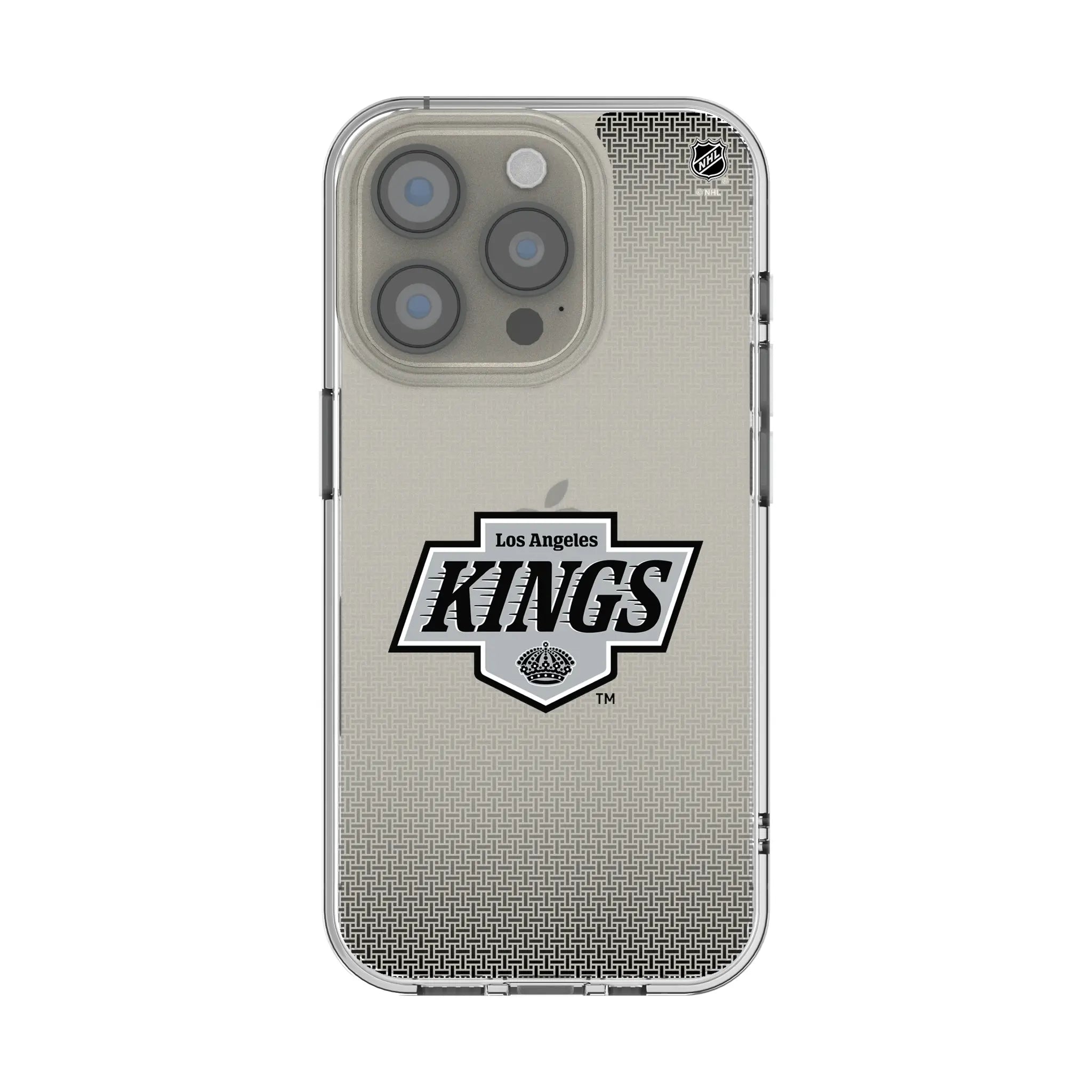 LA Kings Linen iPhone Clear Phone Case for Apple iPhone