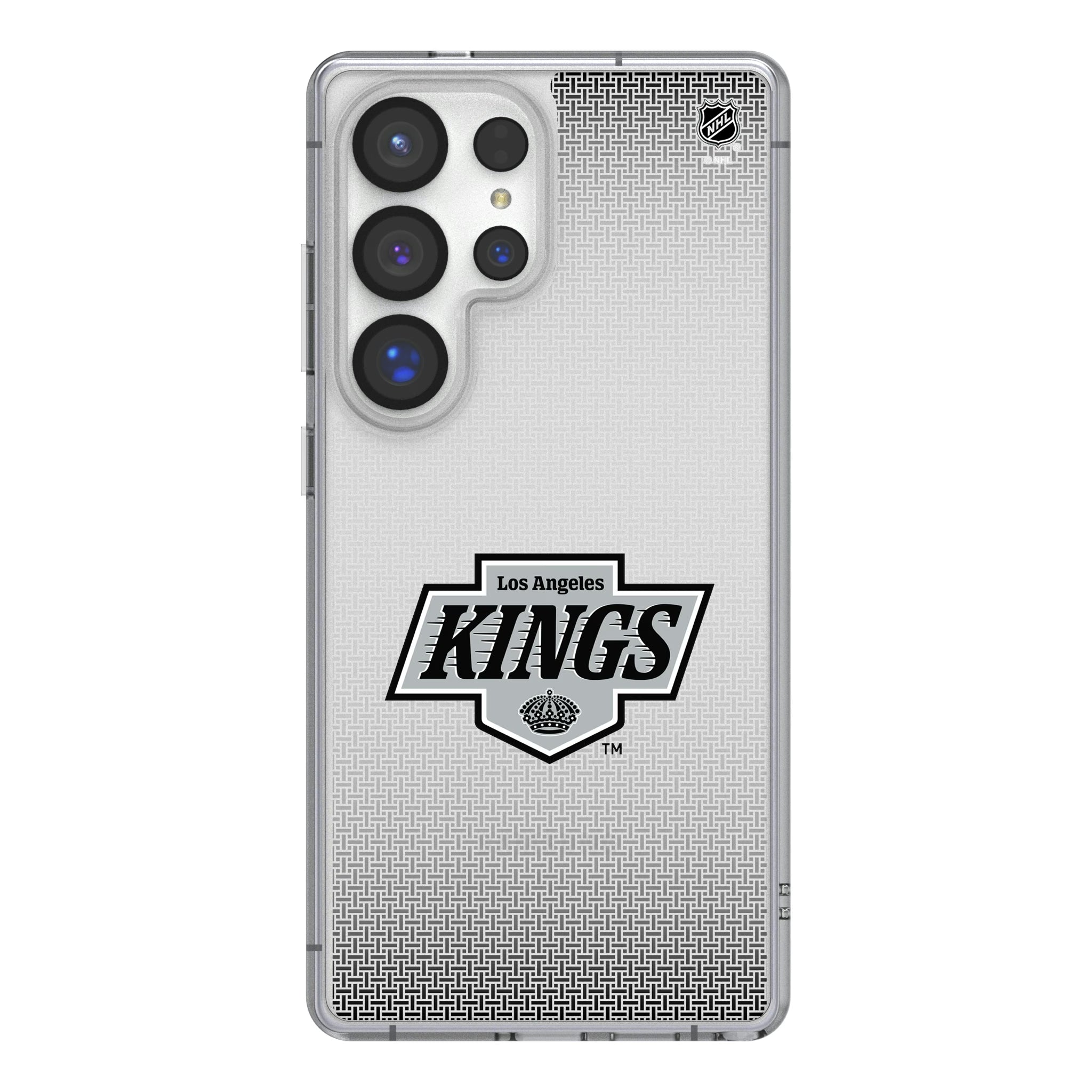LA Kings Linen Galaxy Clear Phone Case for Samsung Galaxy
